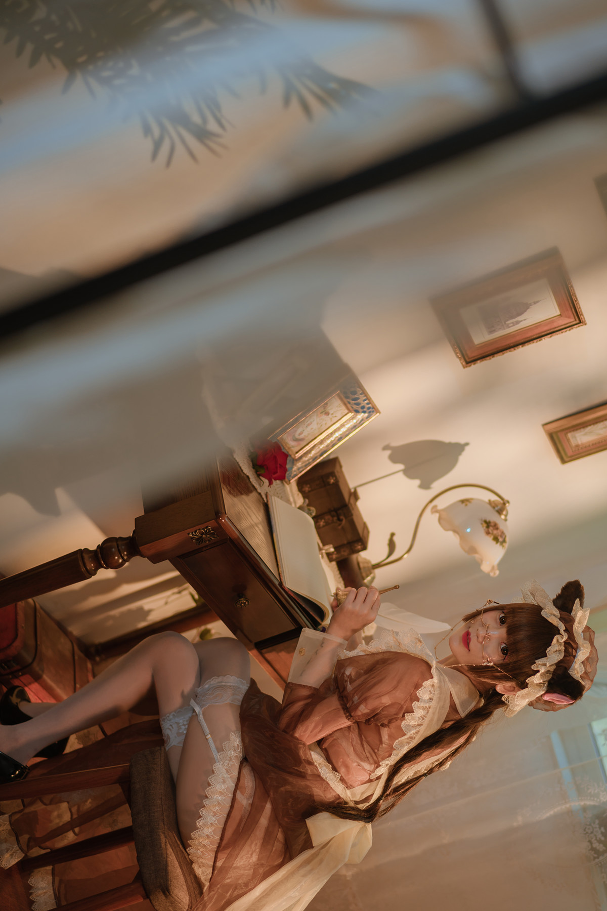 Cosplay 星野咪兔 – 透明女仆