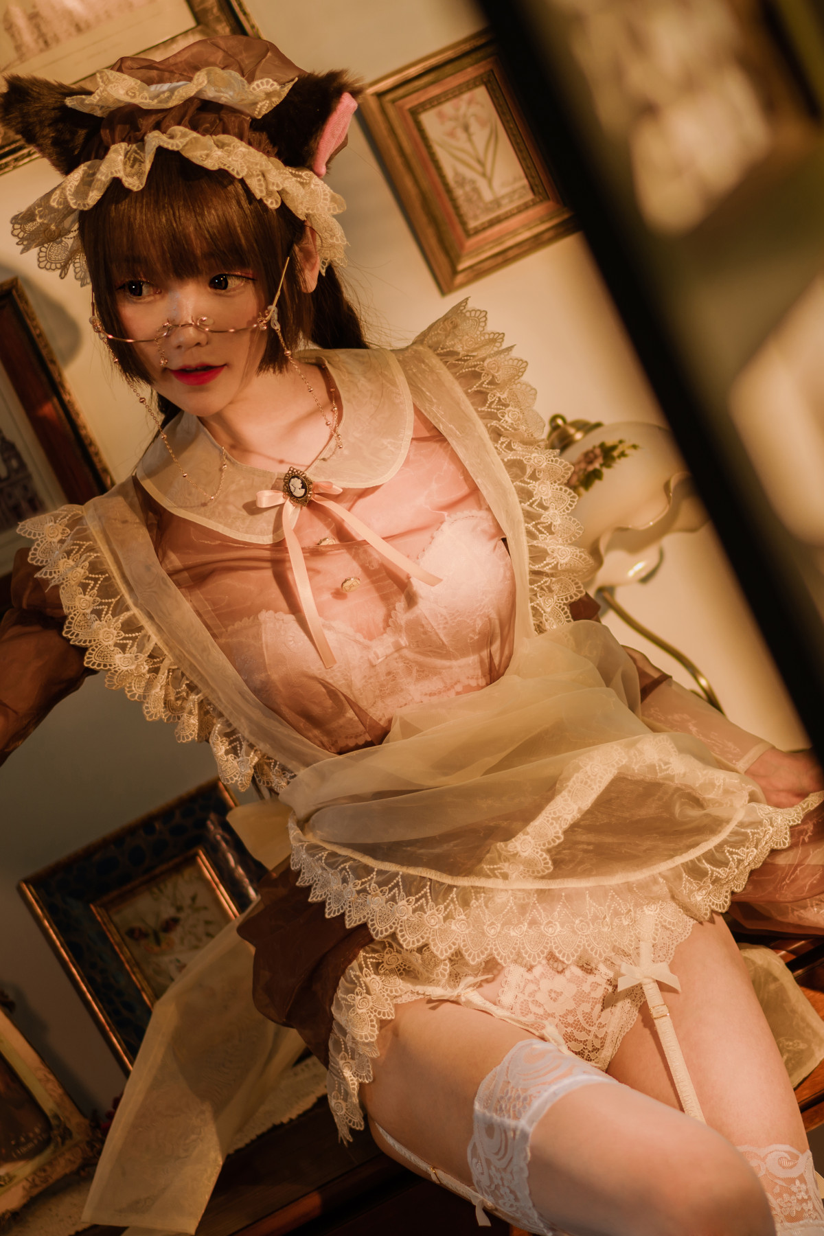 Cosplay 星野咪兔 – 透明女仆