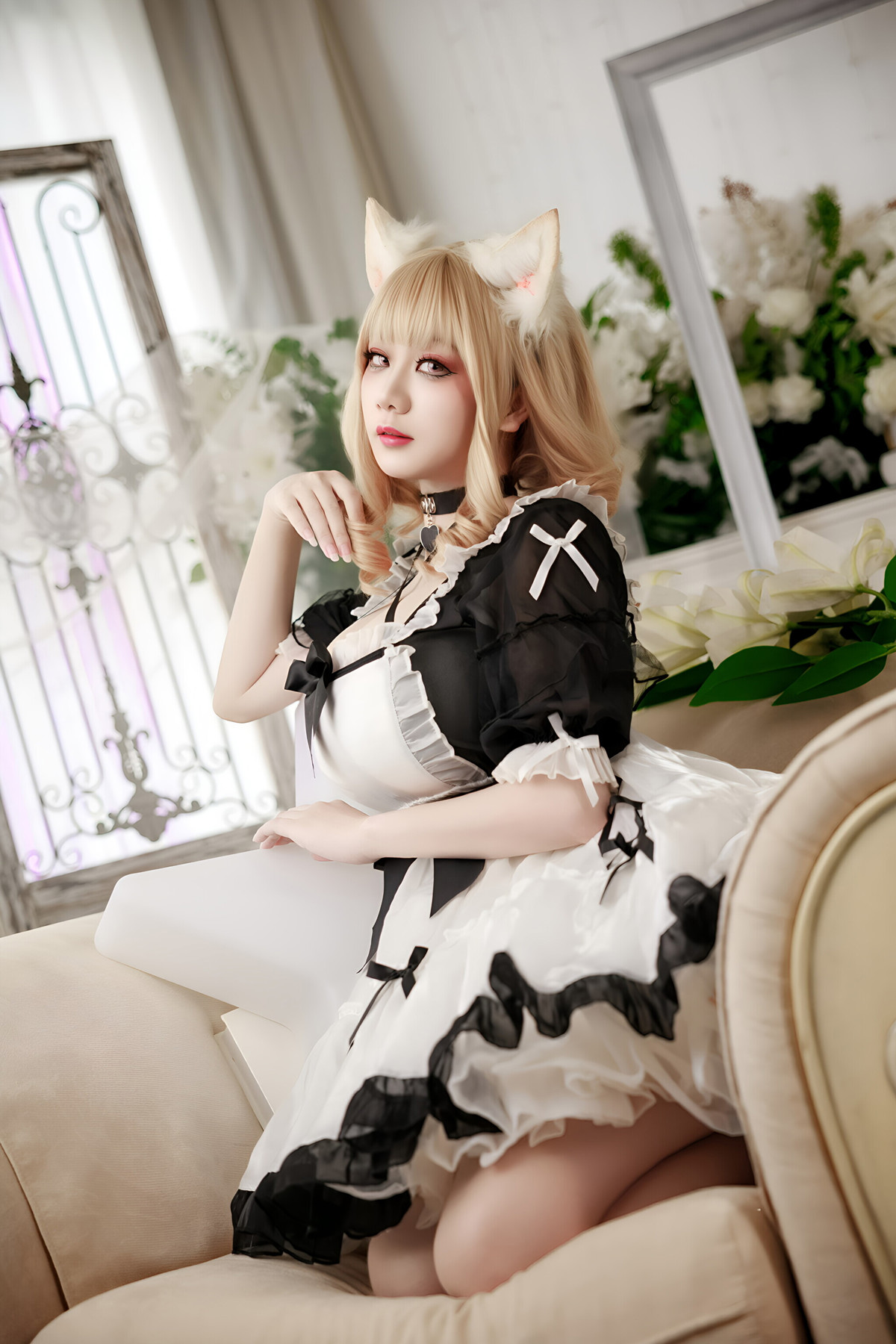 Cosplay 阿雪雪 – 午后女仆 Set.01