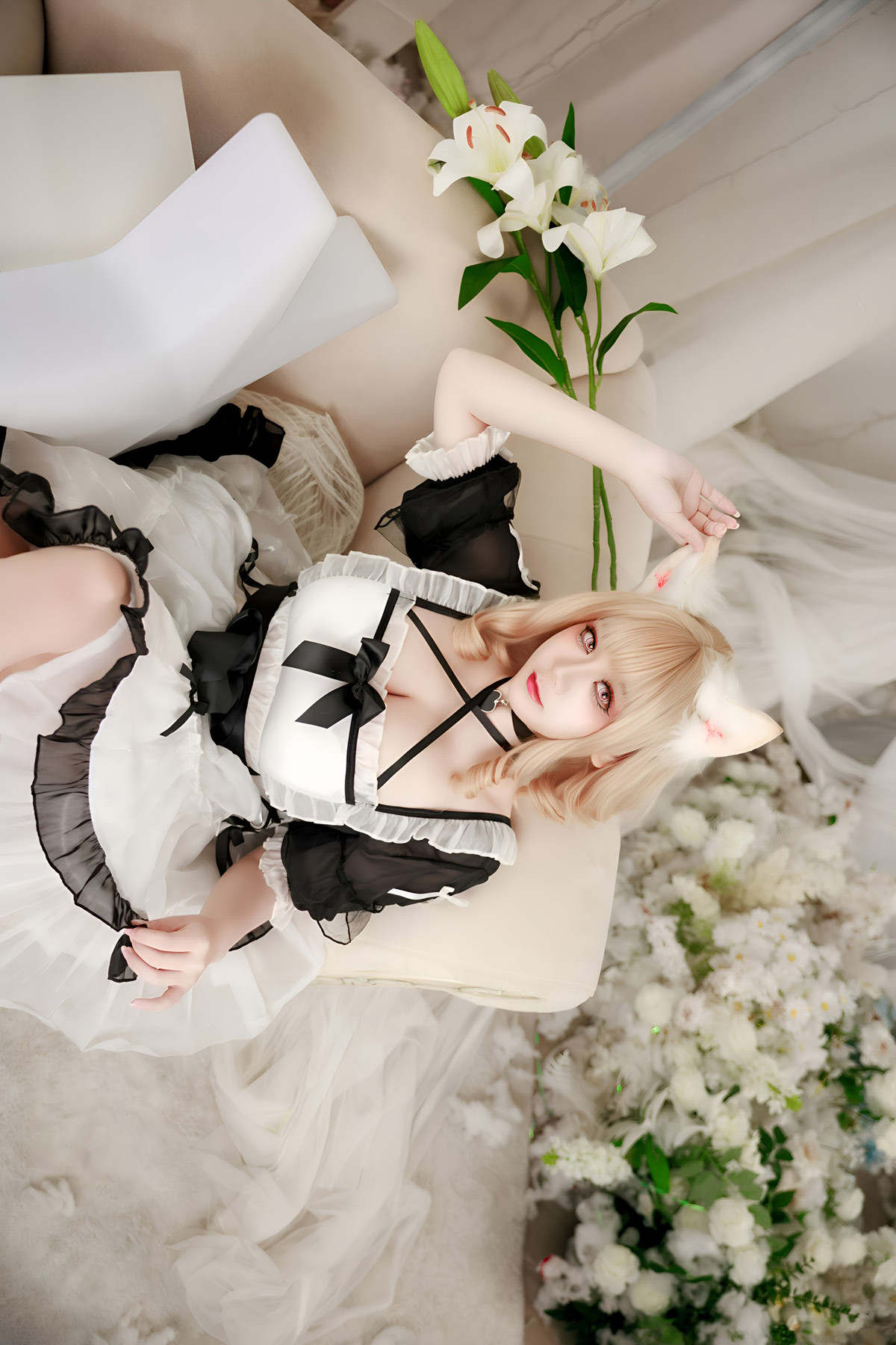 Cosplay 阿雪雪 – 午后女仆 Set.01