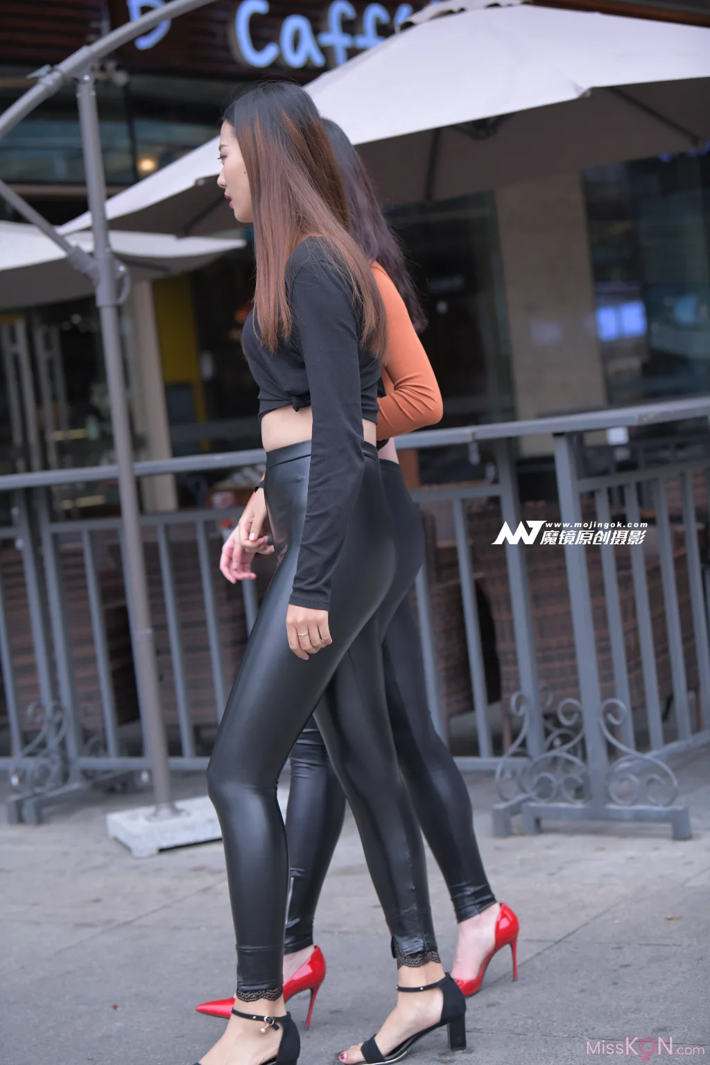 [精选街拍作品] MJ-008_ 双皮裤