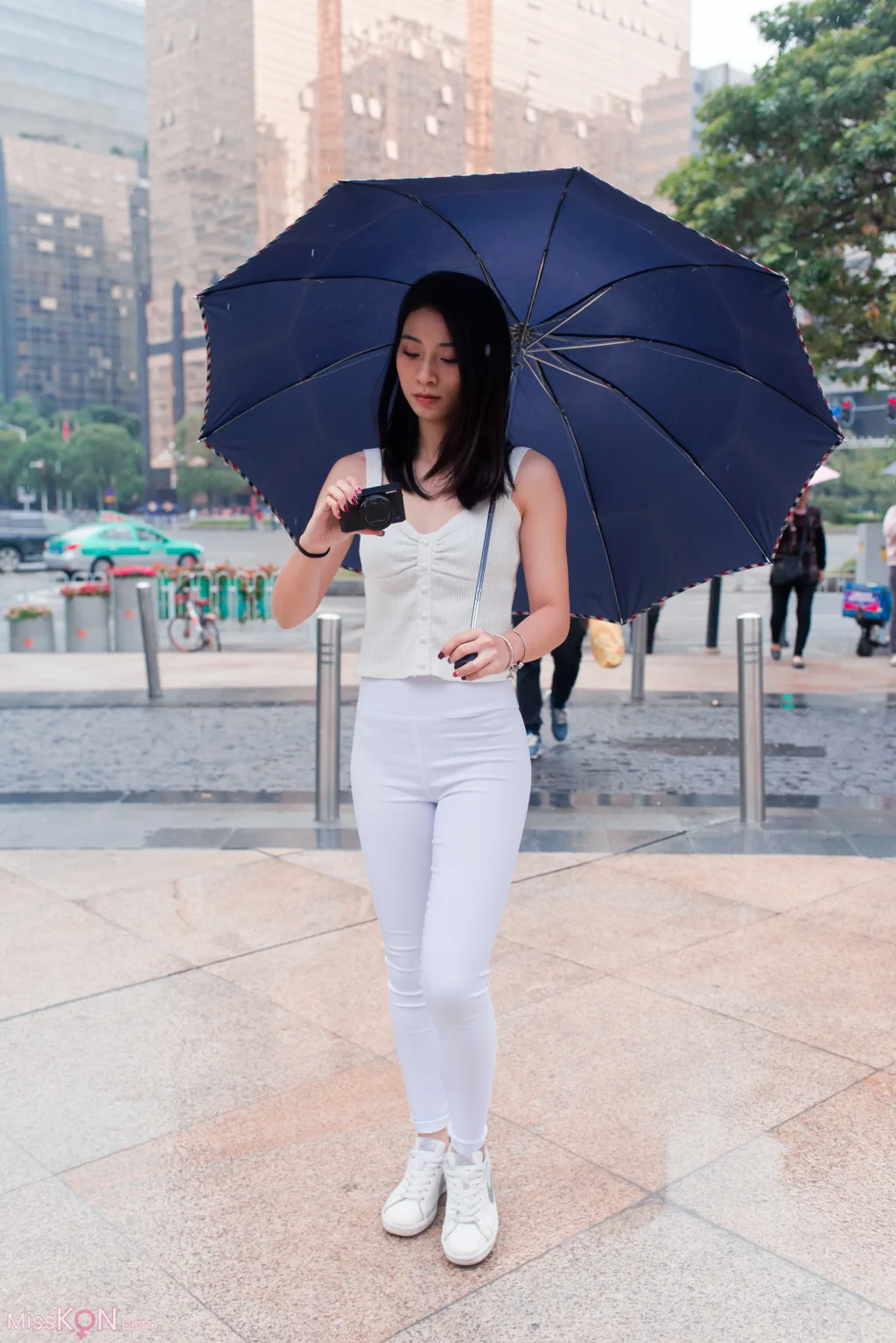 [精选街拍作品] MJ-009_ 小棠紧身白裤