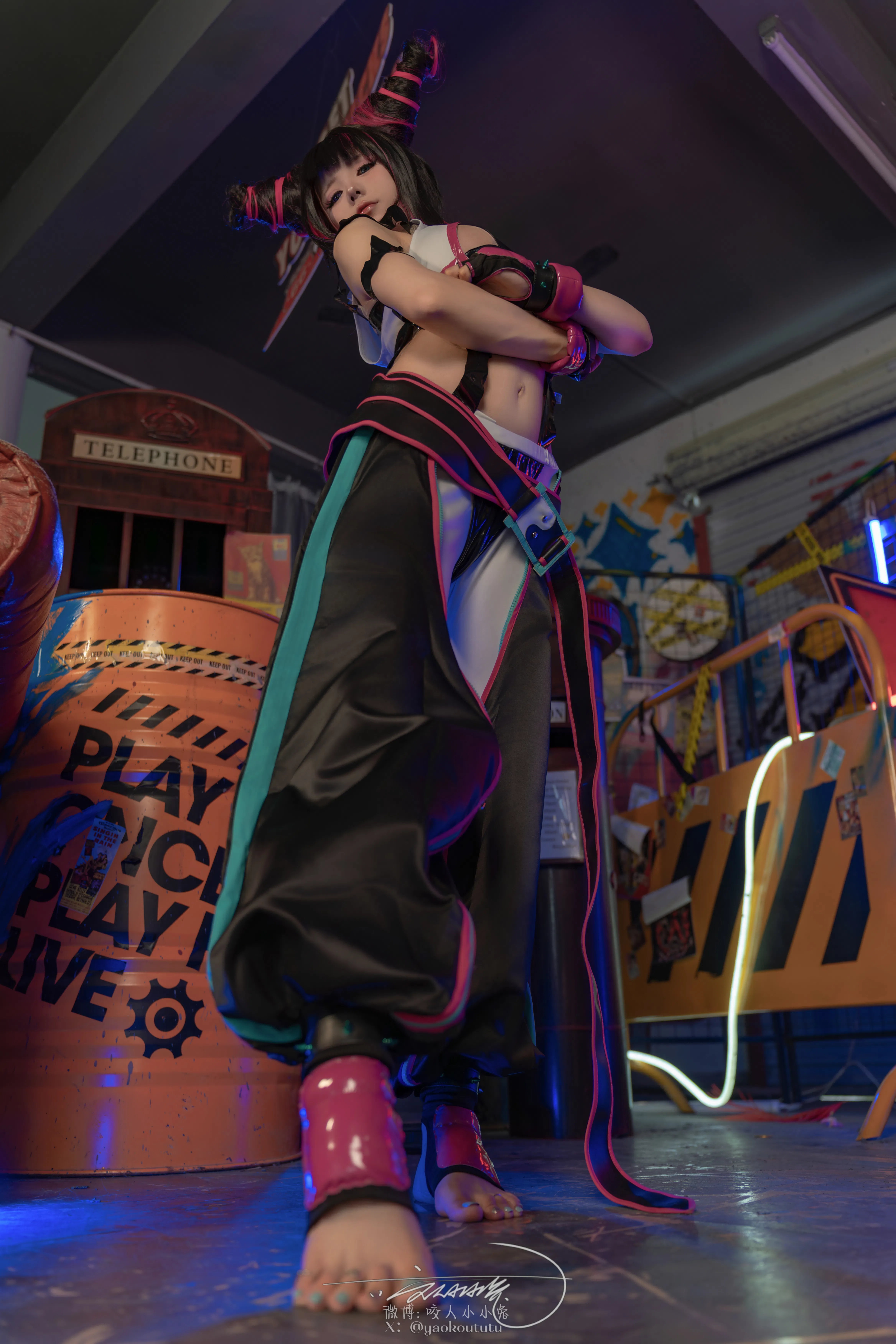 黏黏团子兔 咬人小小兔(咬一口兔娘) NO.159 五月作品『街霸-韩蛛俐』