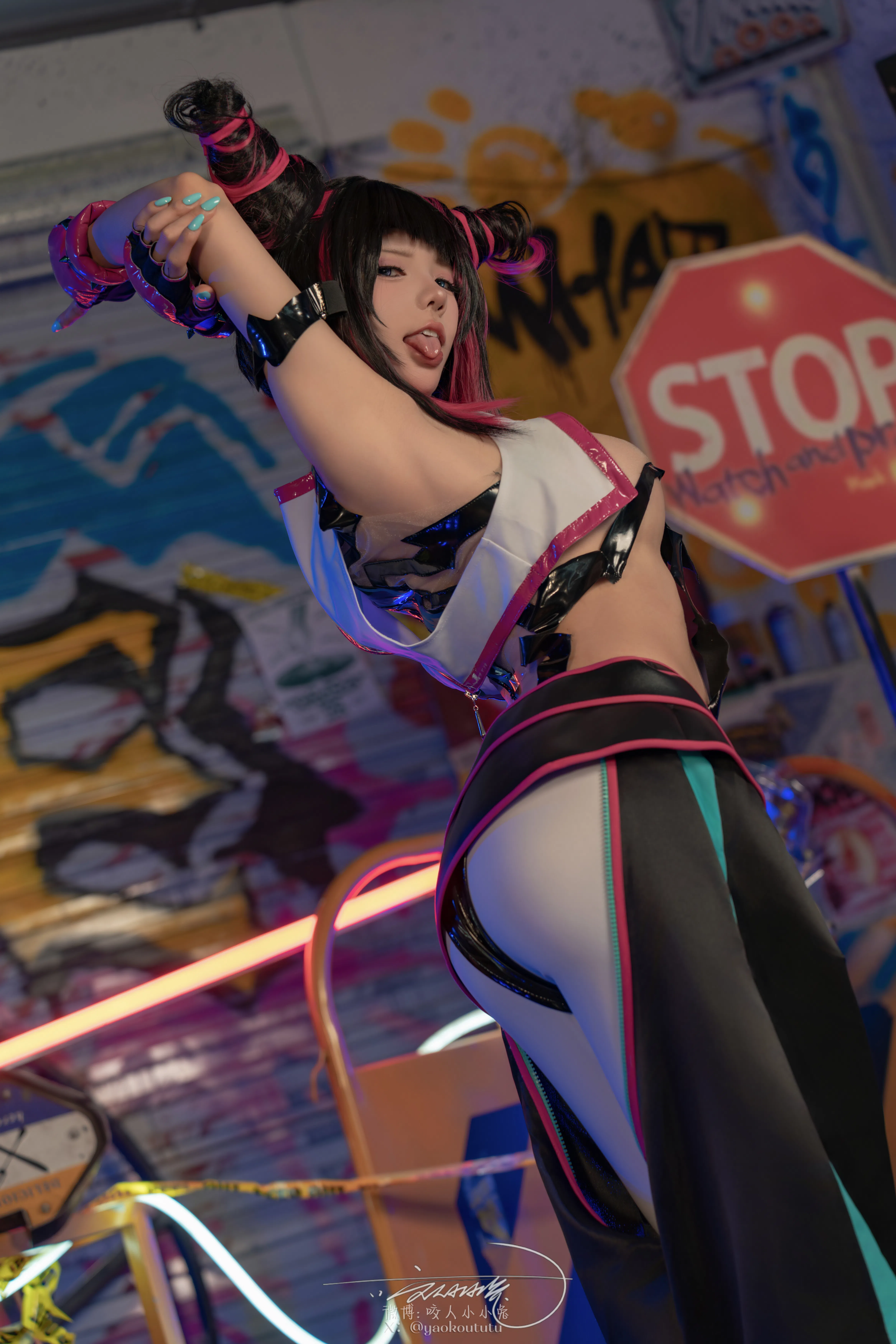 黏黏团子兔 咬人小小兔(咬一口兔娘) NO.159 五月作品『街霸-韩蛛俐』