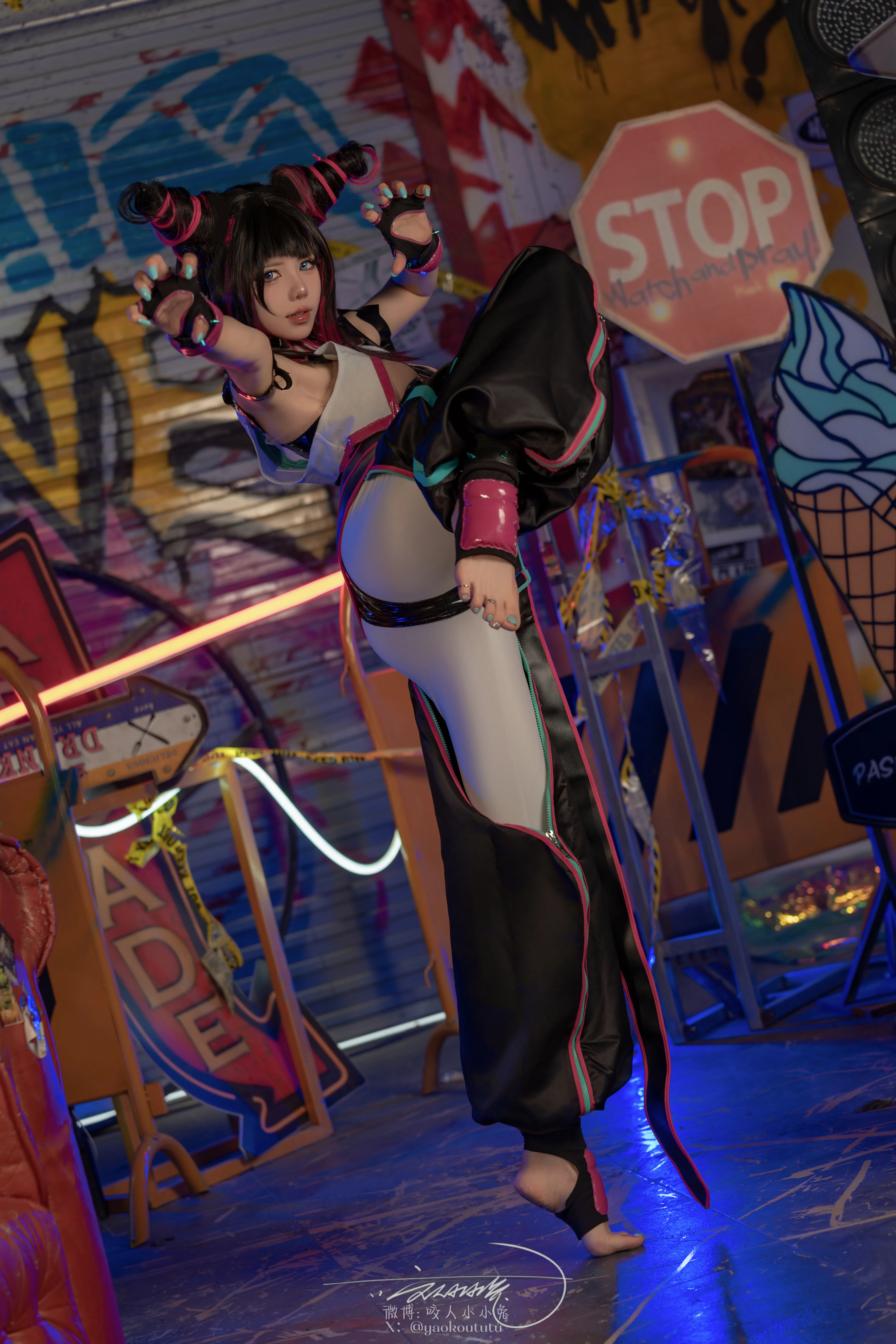 黏黏团子兔 咬人小小兔(咬一口兔娘) NO.159 五月作品『街霸-韩蛛俐』