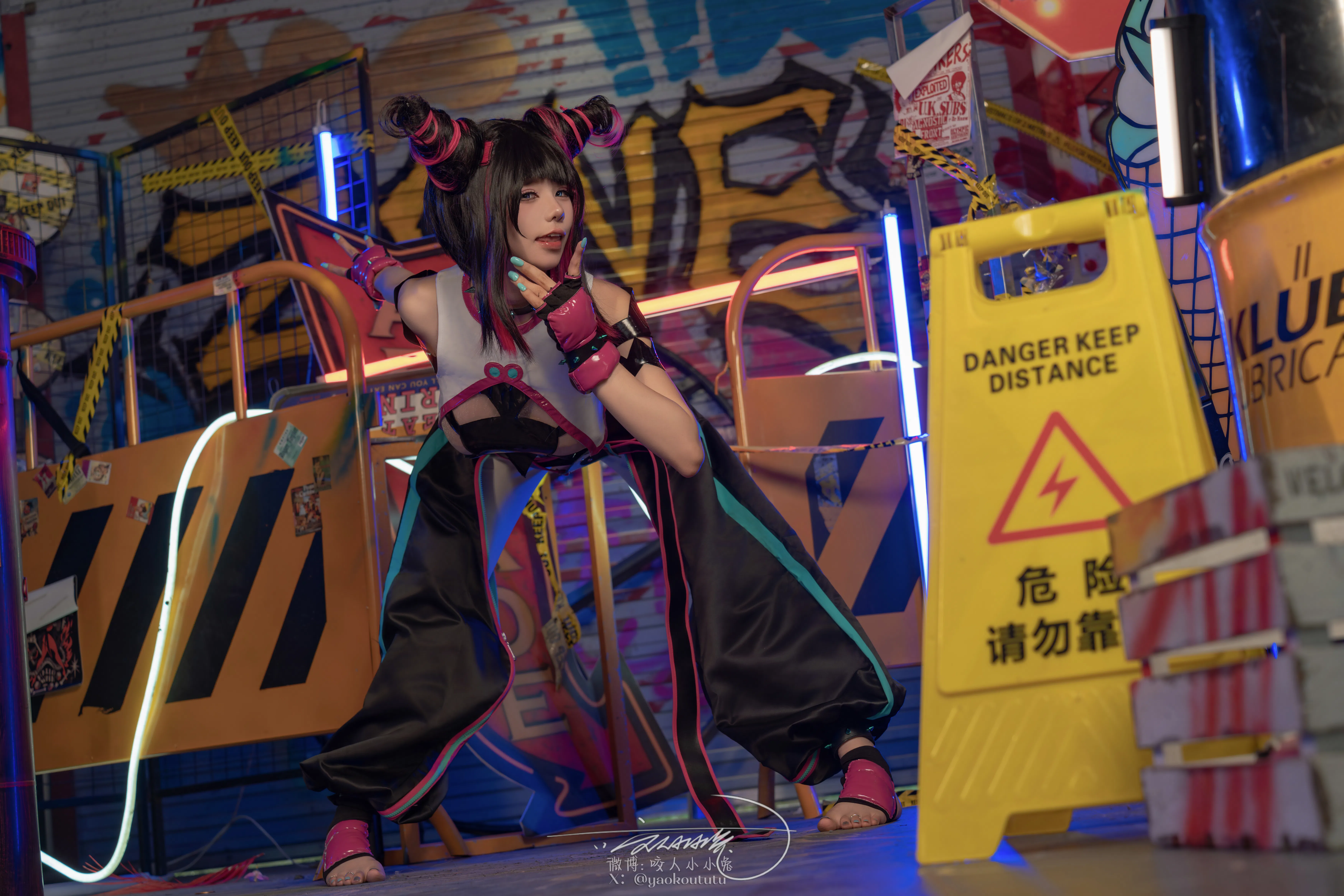 黏黏团子兔 咬人小小兔(咬一口兔娘) NO.159 五月作品『街霸-韩蛛俐』