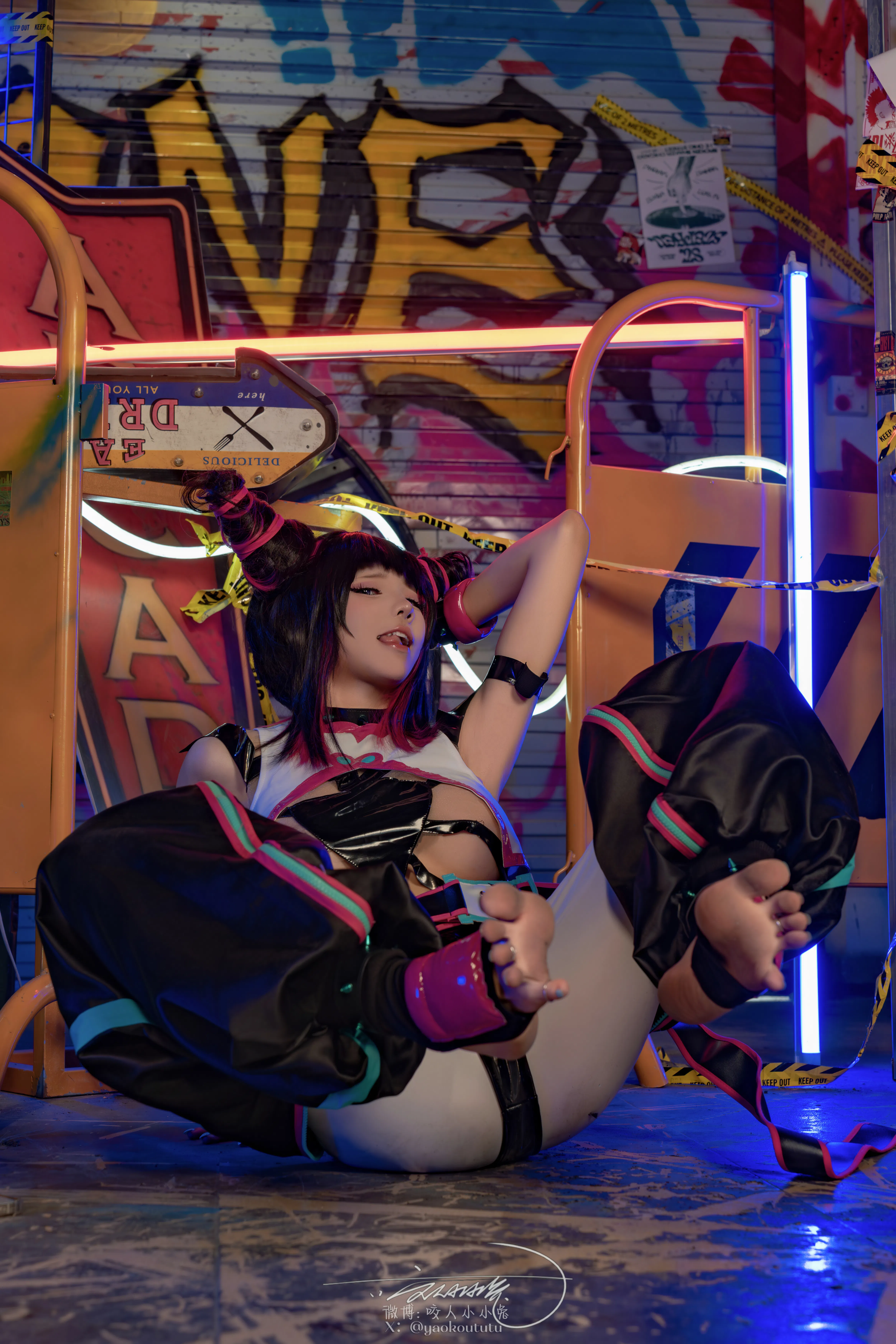 黏黏团子兔 咬人小小兔(咬一口兔娘) NO.159 五月作品『街霸-韩蛛俐』