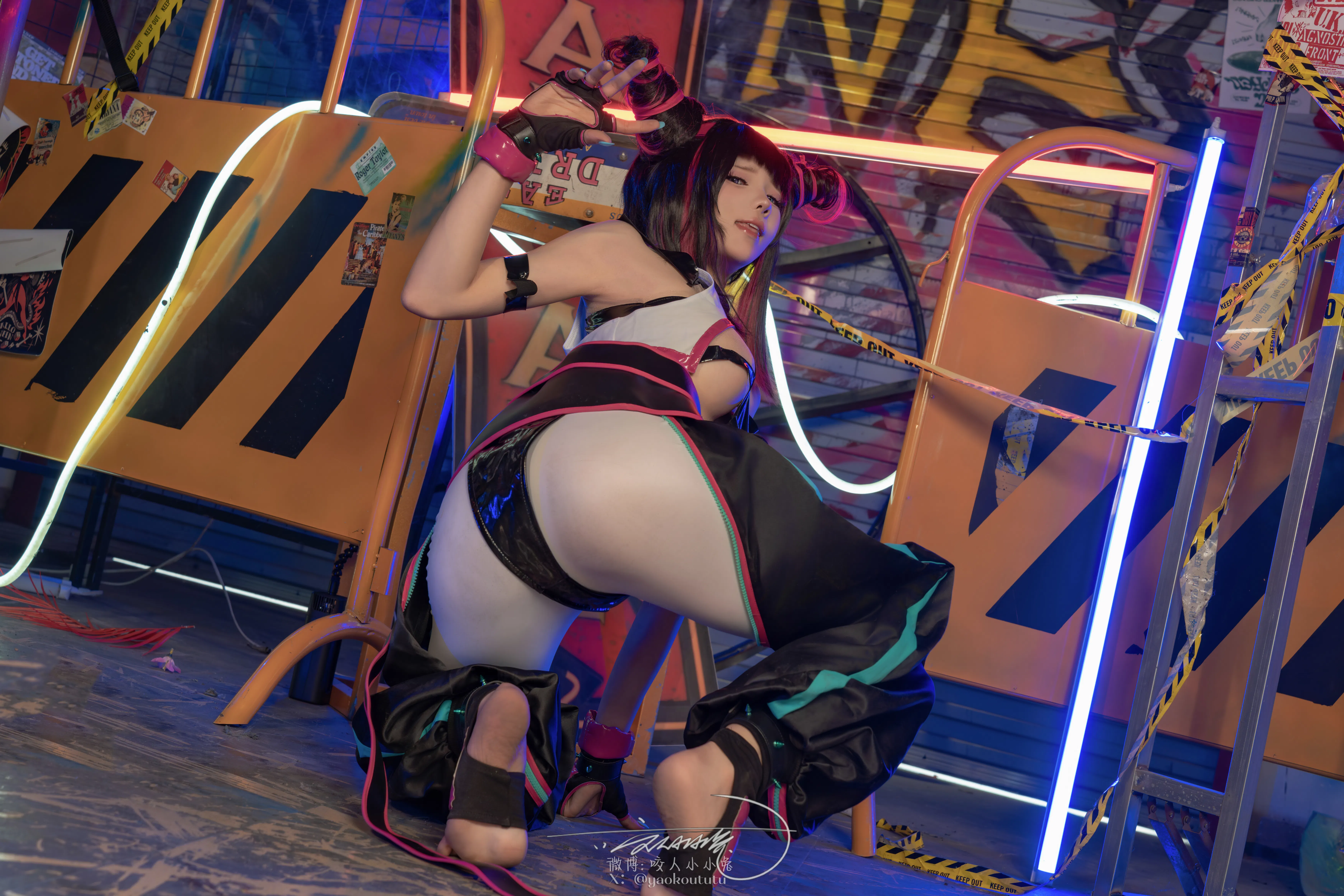 黏黏团子兔 咬人小小兔(咬一口兔娘) NO.159 五月作品『街霸-韩蛛俐』