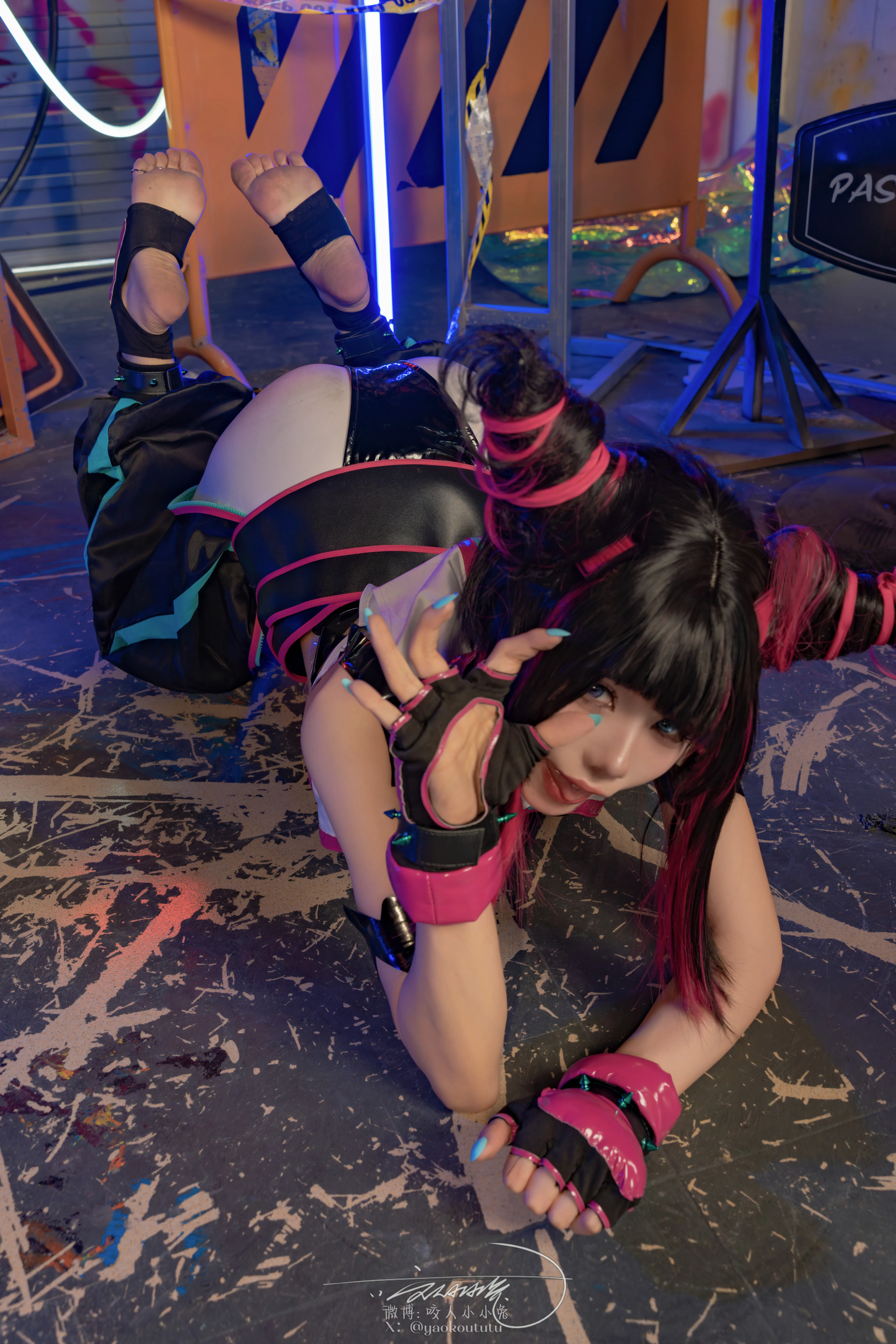 黏黏团子兔 咬人小小兔(咬一口兔娘) NO.159 五月作品『街霸-韩蛛俐』