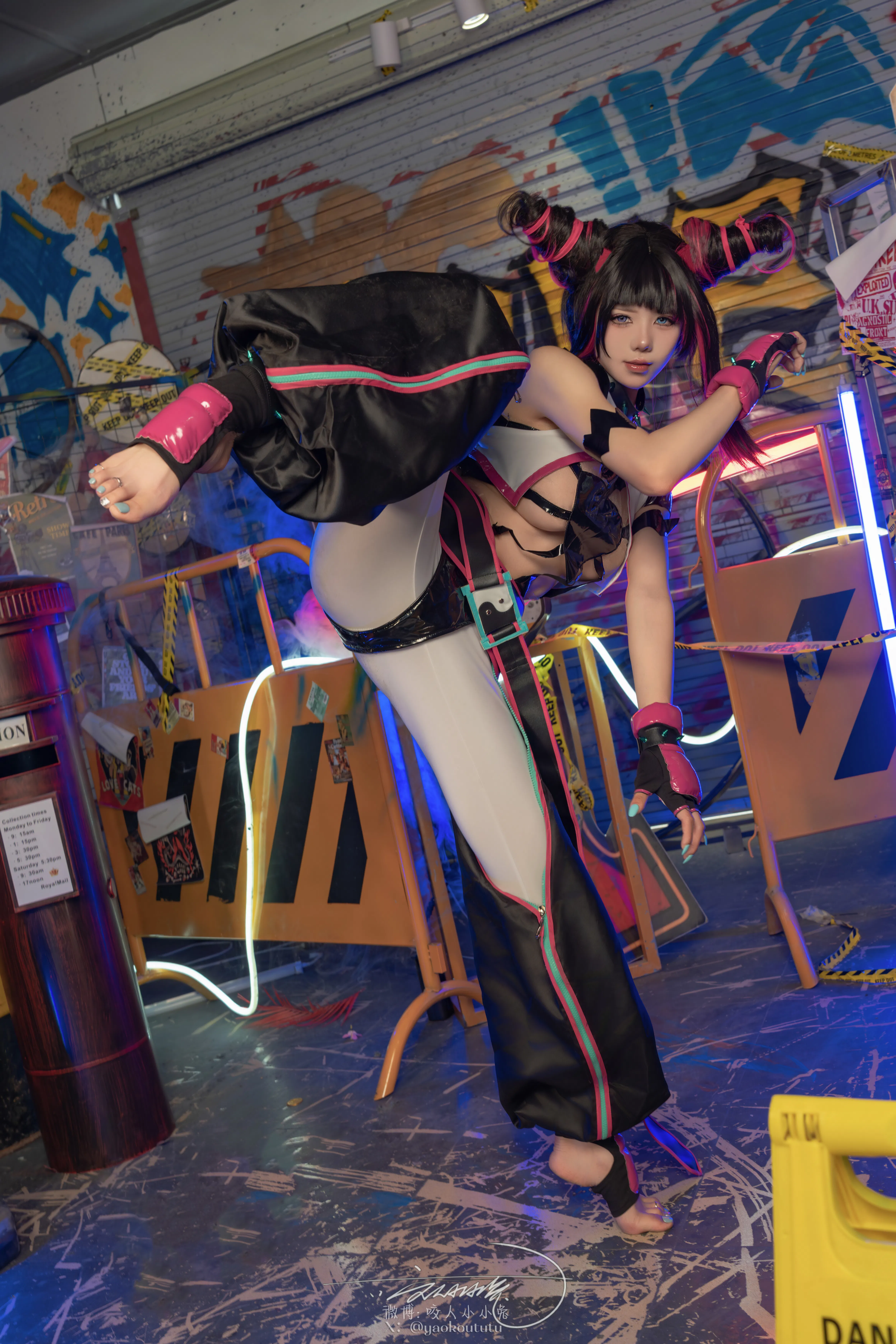 黏黏团子兔 咬人小小兔(咬一口兔娘) NO.159 五月作品『街霸-韩蛛俐』