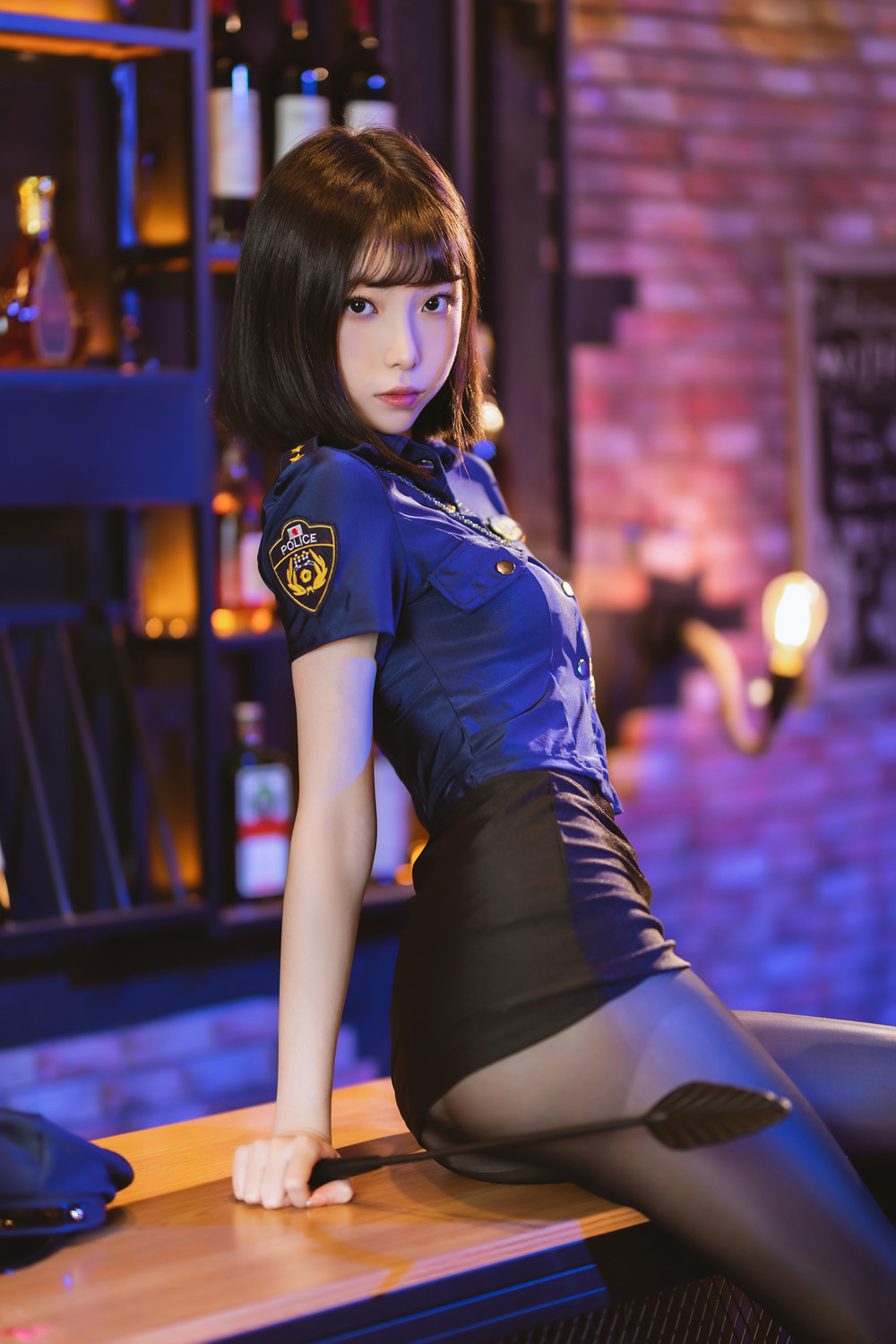 Cosplay 许岚LAN – 黑丝女警 37 Cosplay 许岚LAN – 黑丝女警