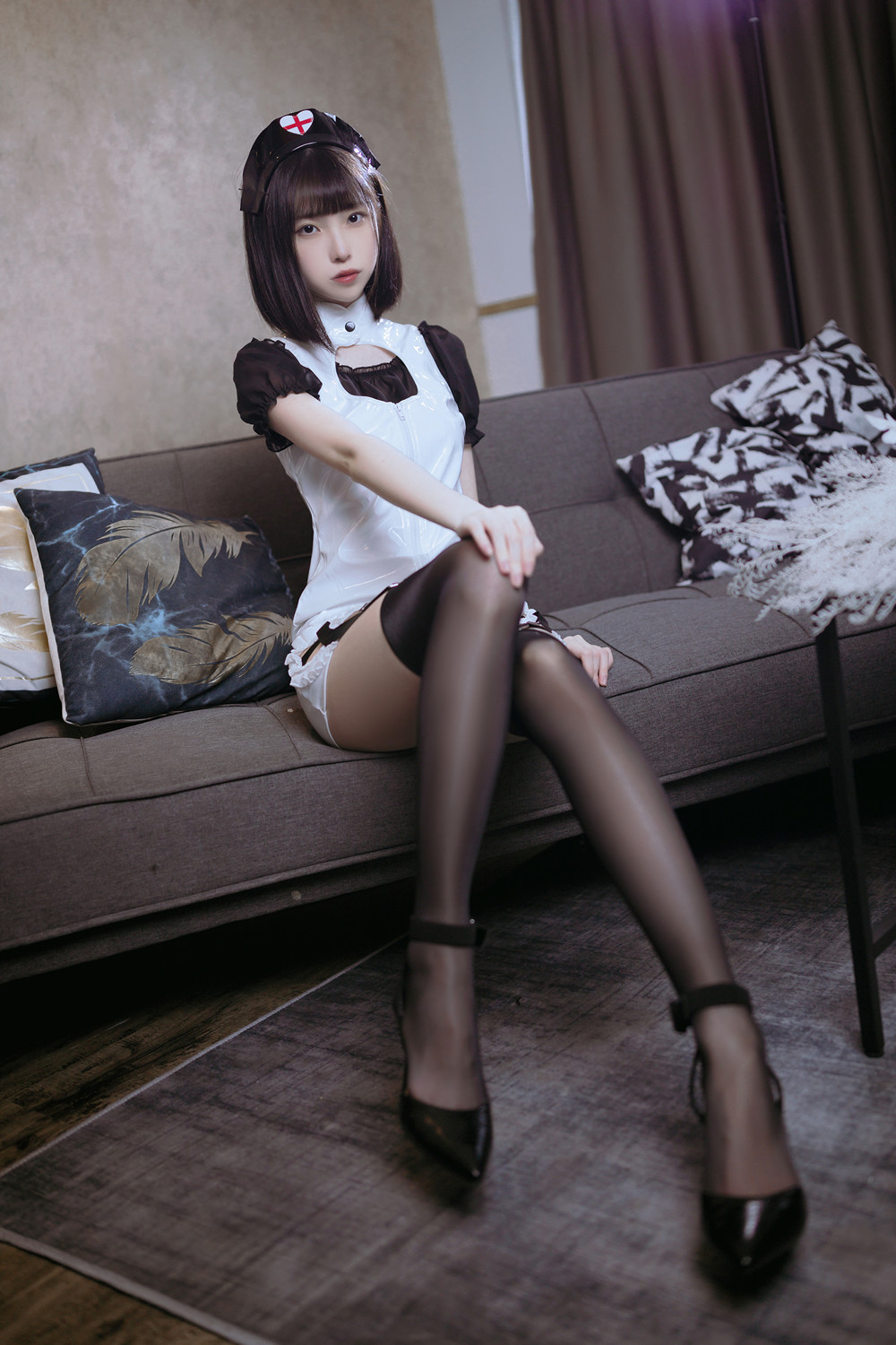 Cosplay 许岚LAN – 黑丝护士 32 Cosplay 许岚LAN – 黑丝护士