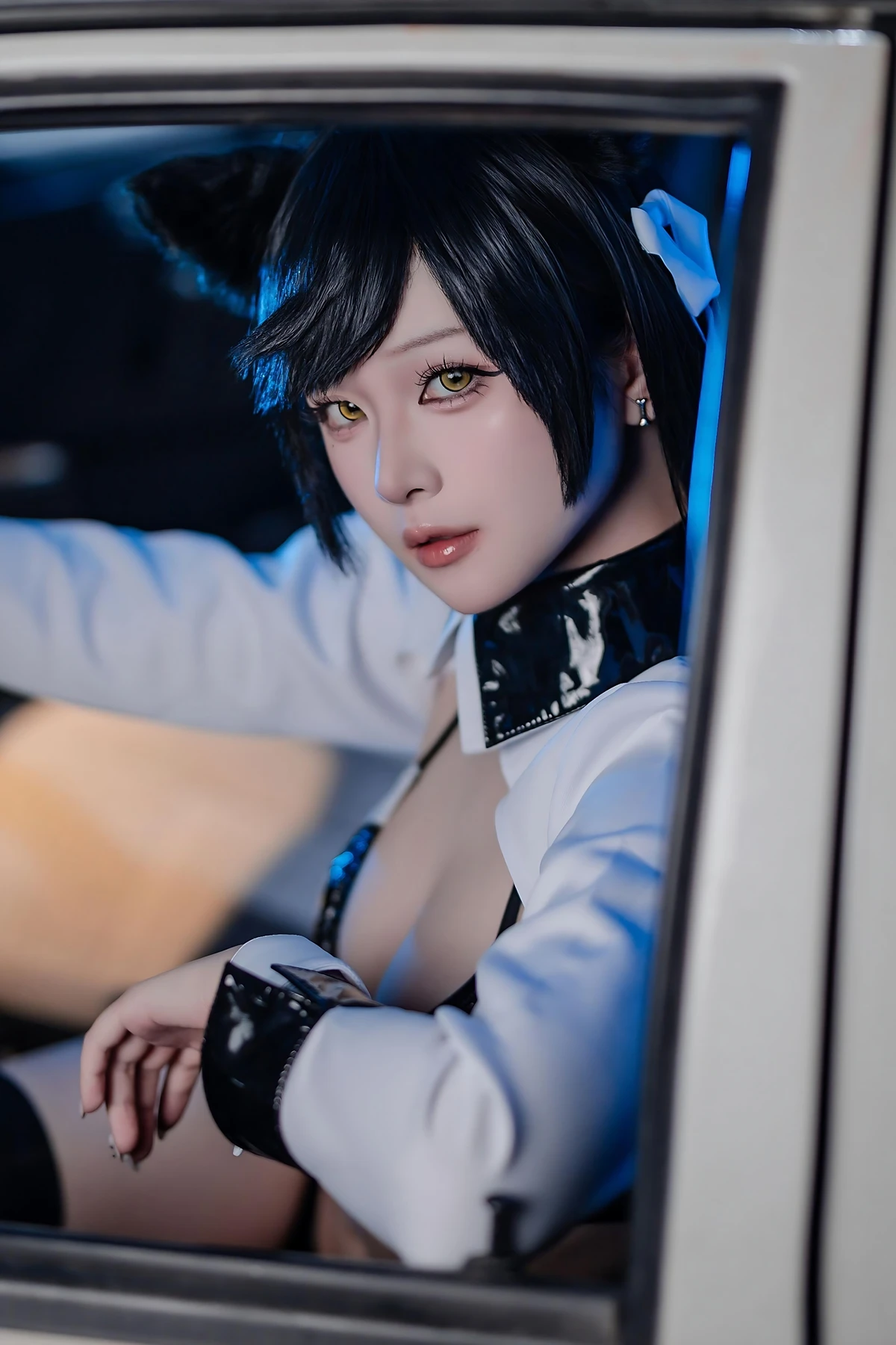Cosplay 屿鱼 – 碧蓝航线 爱宕赛车服 Set.01