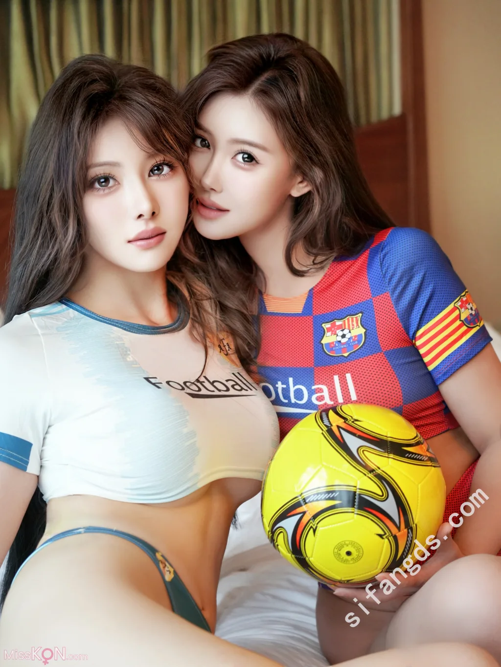 [XR Uncensored] 金允希 & 梨霜儿_ R18 秀人网模特 你的足球宝贝