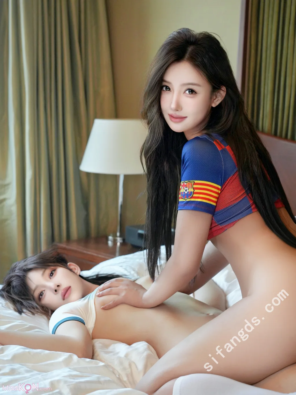 [XR Uncensored] 金允希 & 梨霜儿_ R18 秀人网模特 你的足球宝贝