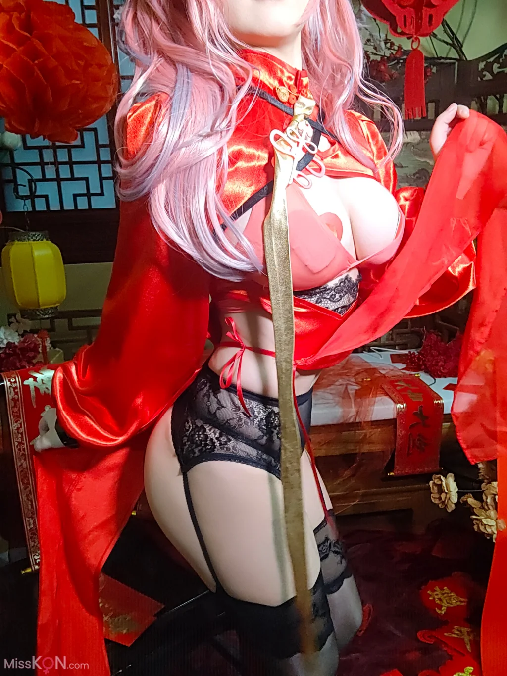 Coser@七七娜娜子_ 布莱默顿新春旗袍