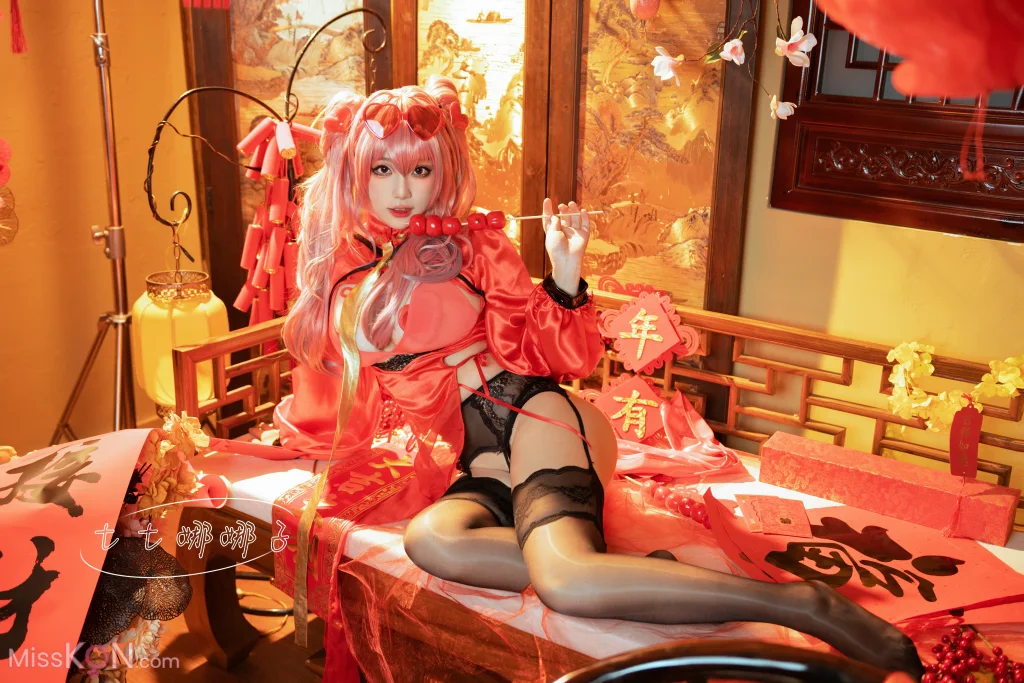 Coser@七七娜娜子_ 布莱默顿新春旗袍