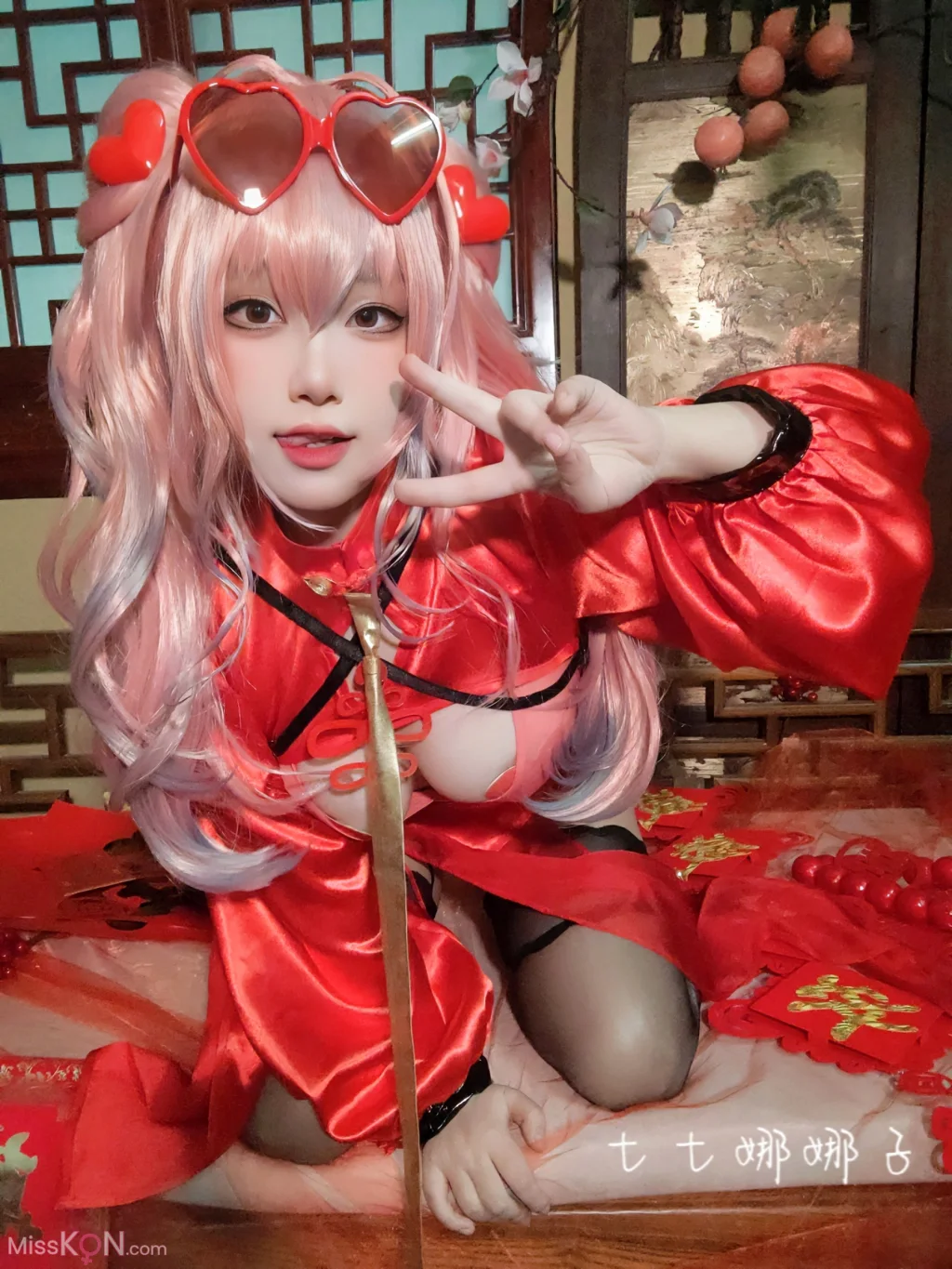 Coser@七七娜娜子_ 布莱默顿新春旗袍