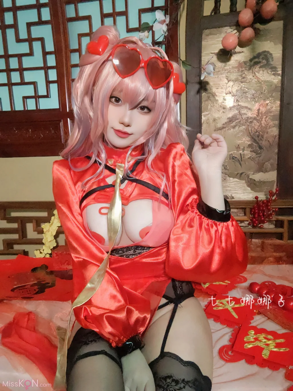 Coser@七七娜娜子_ 布莱默顿新春旗袍