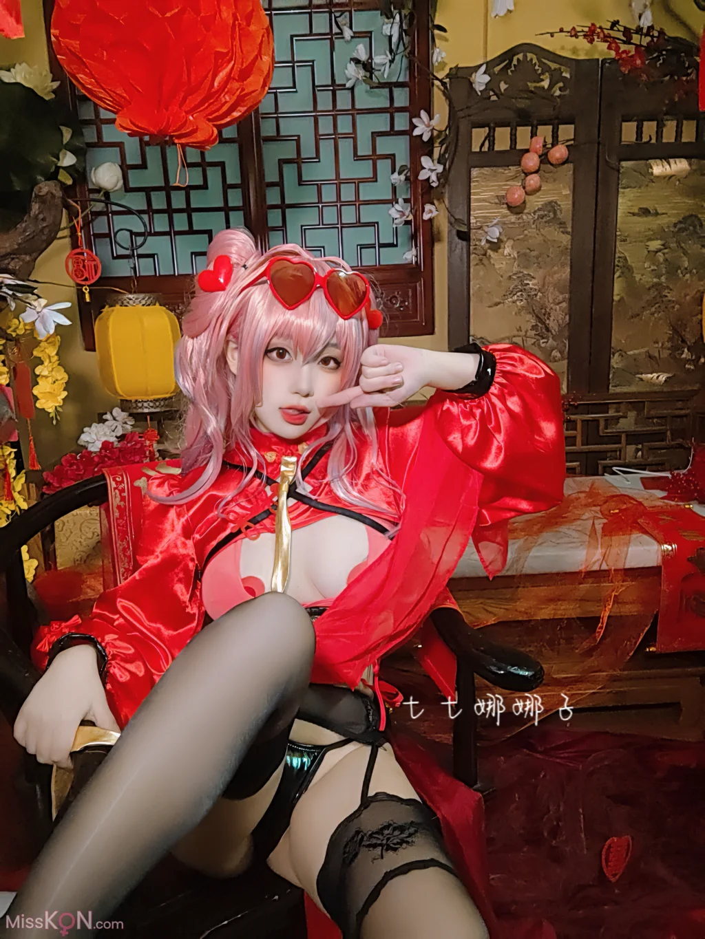 Coser@七七娜娜子_ 布莱默顿新春旗袍