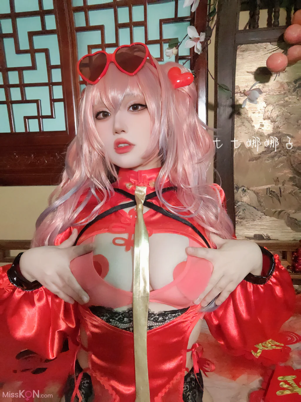 Coser@七七娜娜子_ 布莱默顿新春旗袍