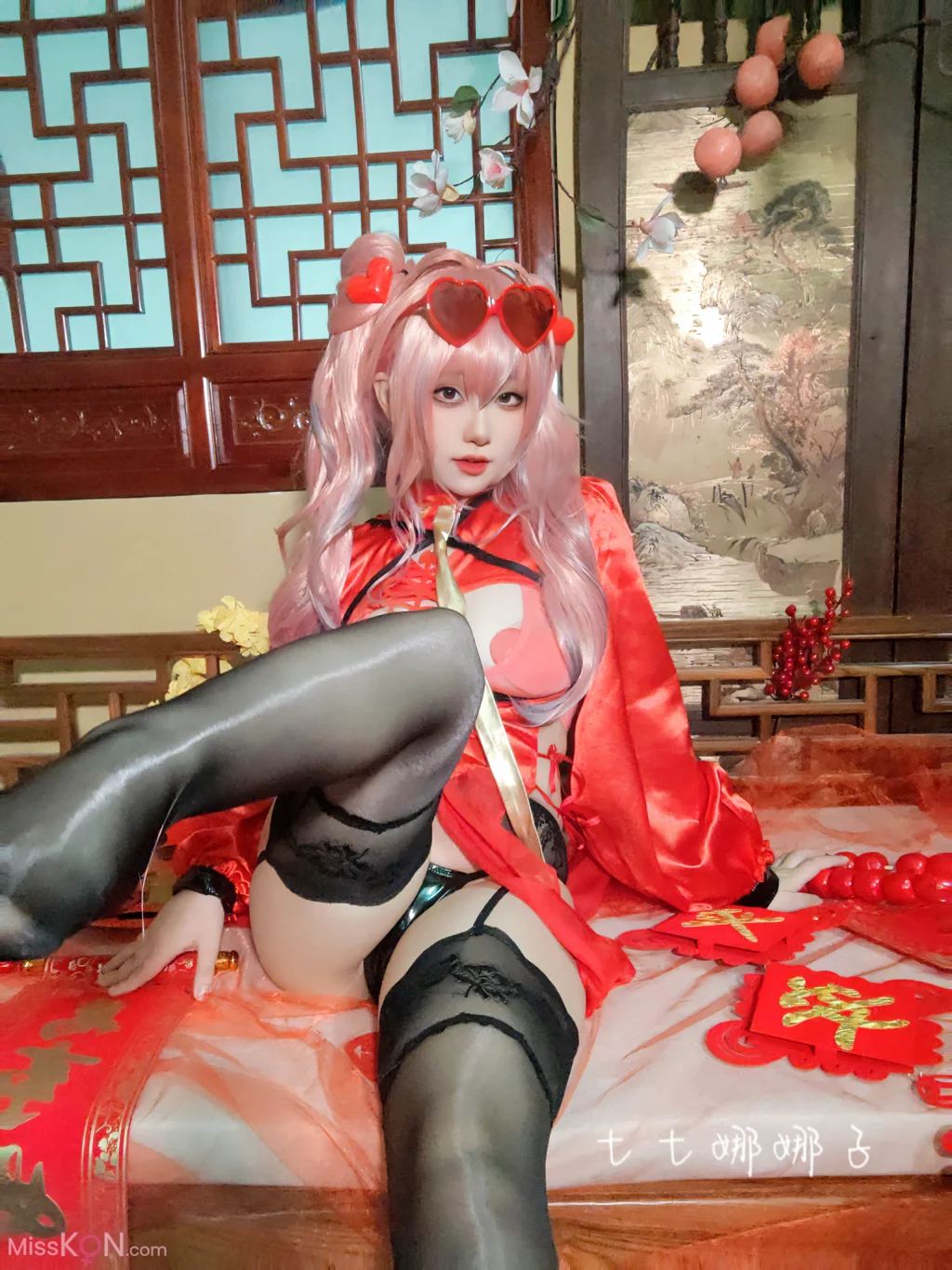 Coser@七七娜娜子_ 布莱默顿新春旗袍