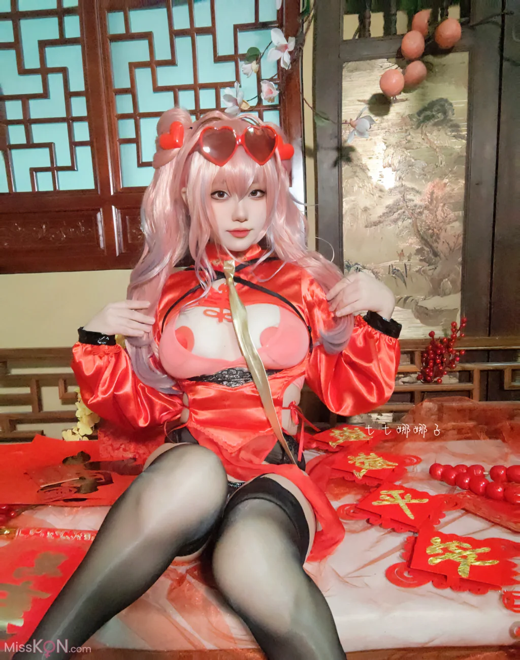 Coser@七七娜娜子_ 布莱默顿新春旗袍