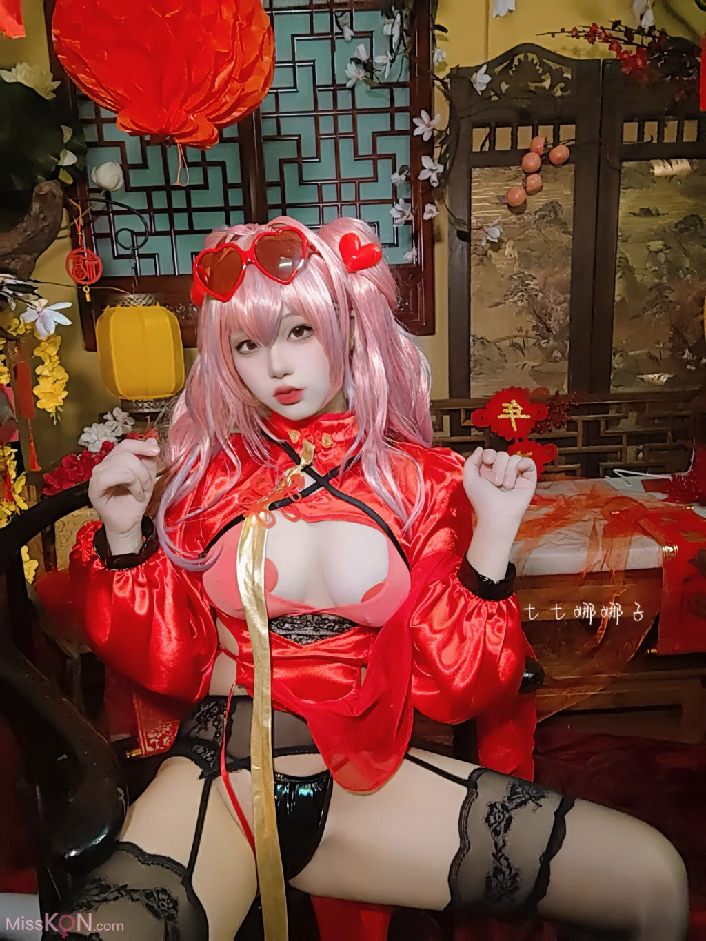 Coser@七七娜娜子_ 布莱默顿新春旗袍