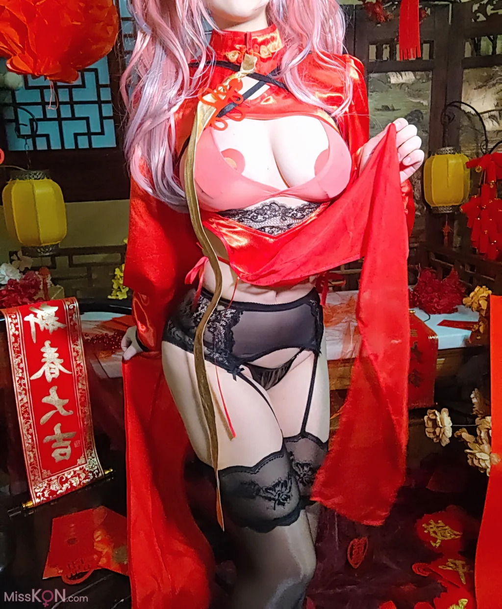 Coser@七七娜娜子_ 布莱默顿新春旗袍
