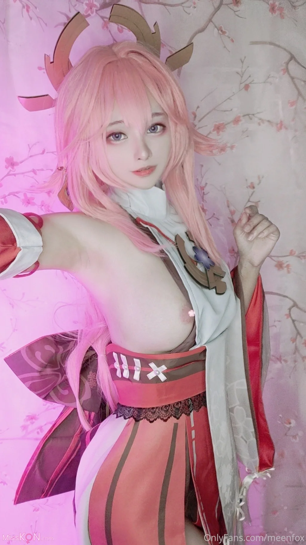 Coser@MeenFox_ Genshin Impact – 八重巫女&五郎