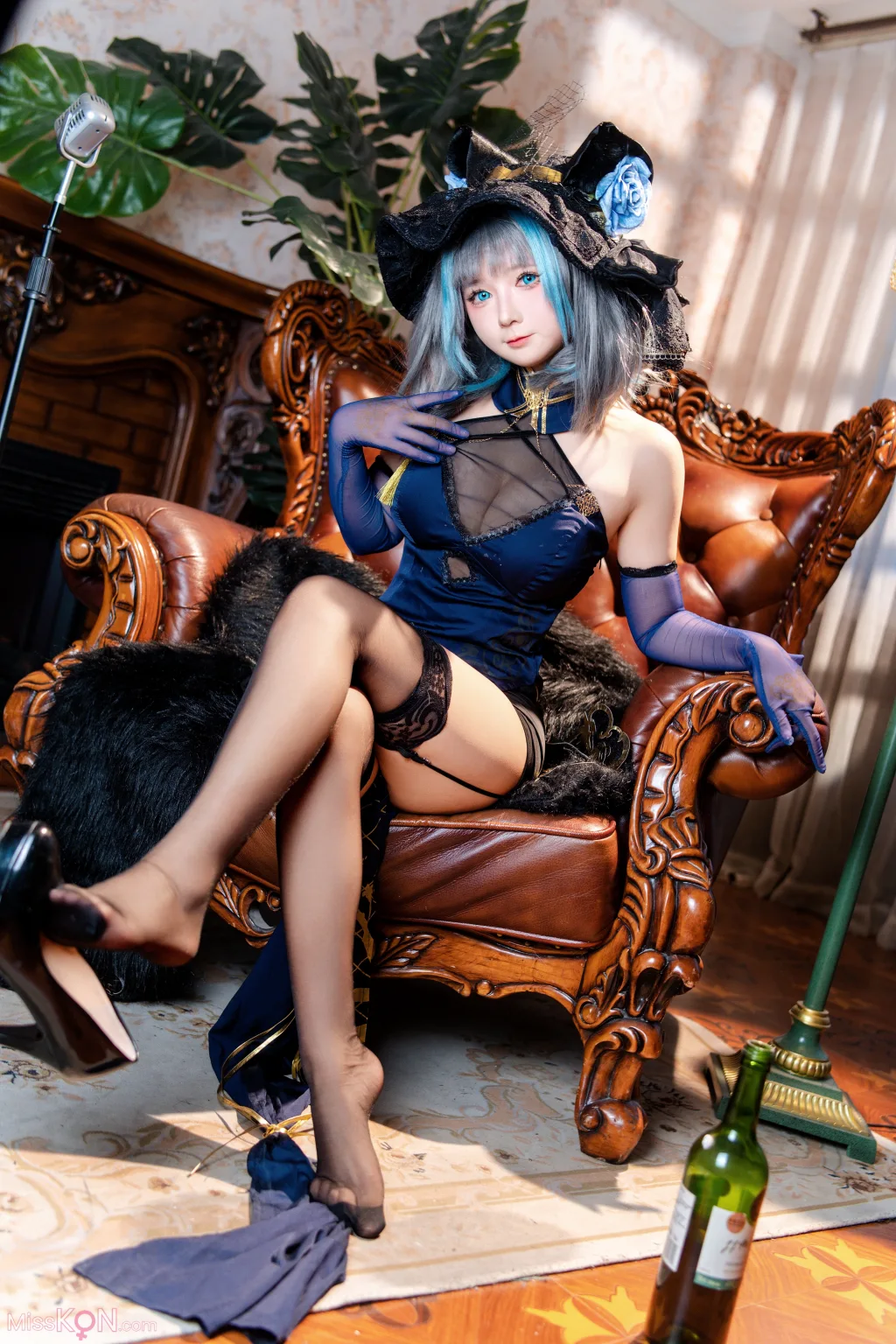 Coser@喜欢爱理吗_ 柴郡旗袍