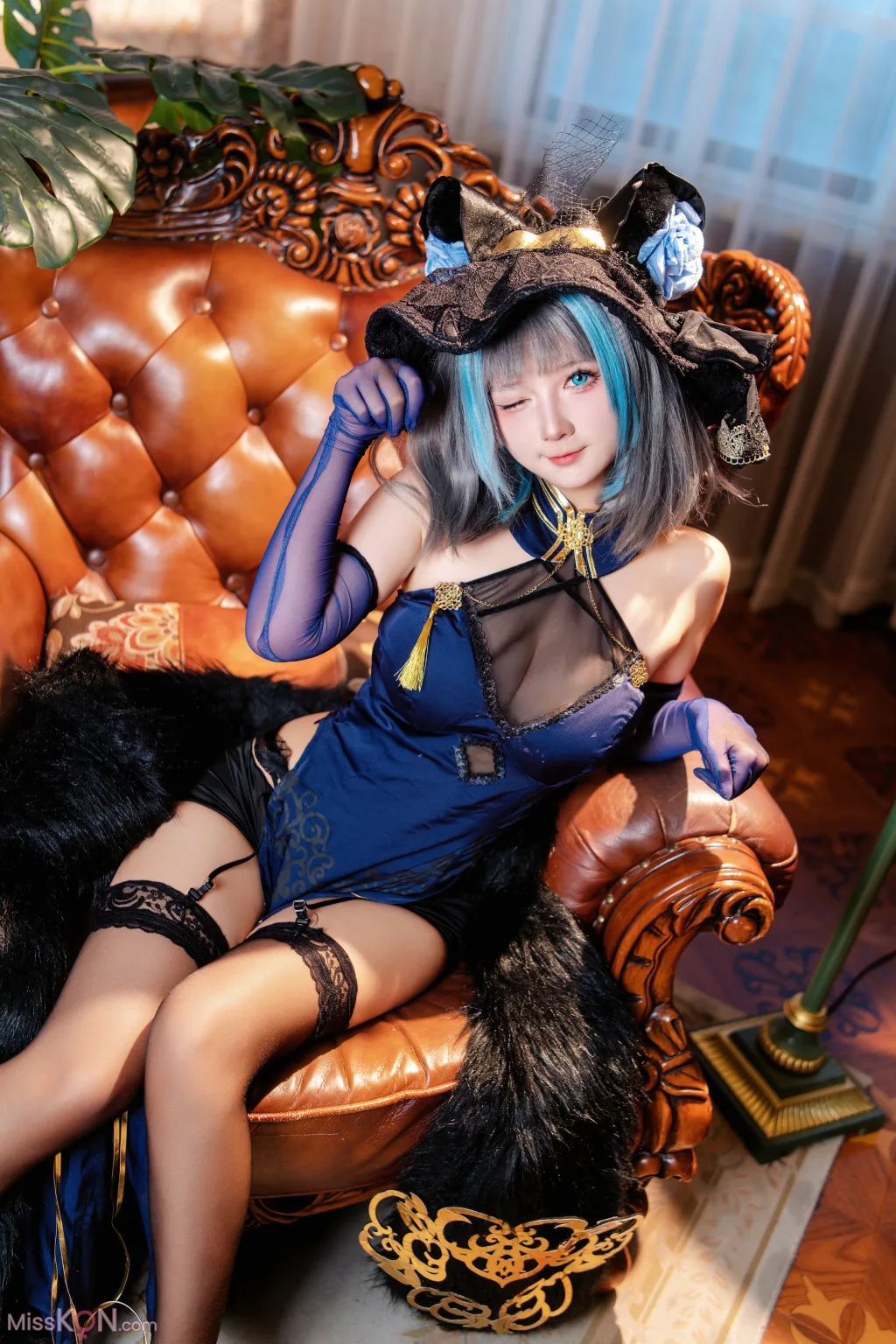 Coser@喜欢爱理吗_ 柴郡旗袍