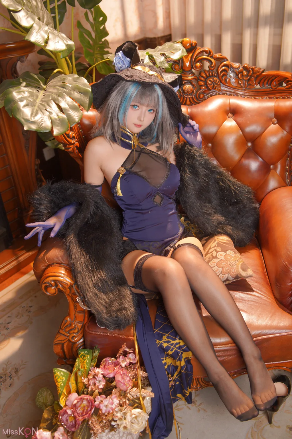 Coser@喜欢爱理吗_ 柴郡旗袍