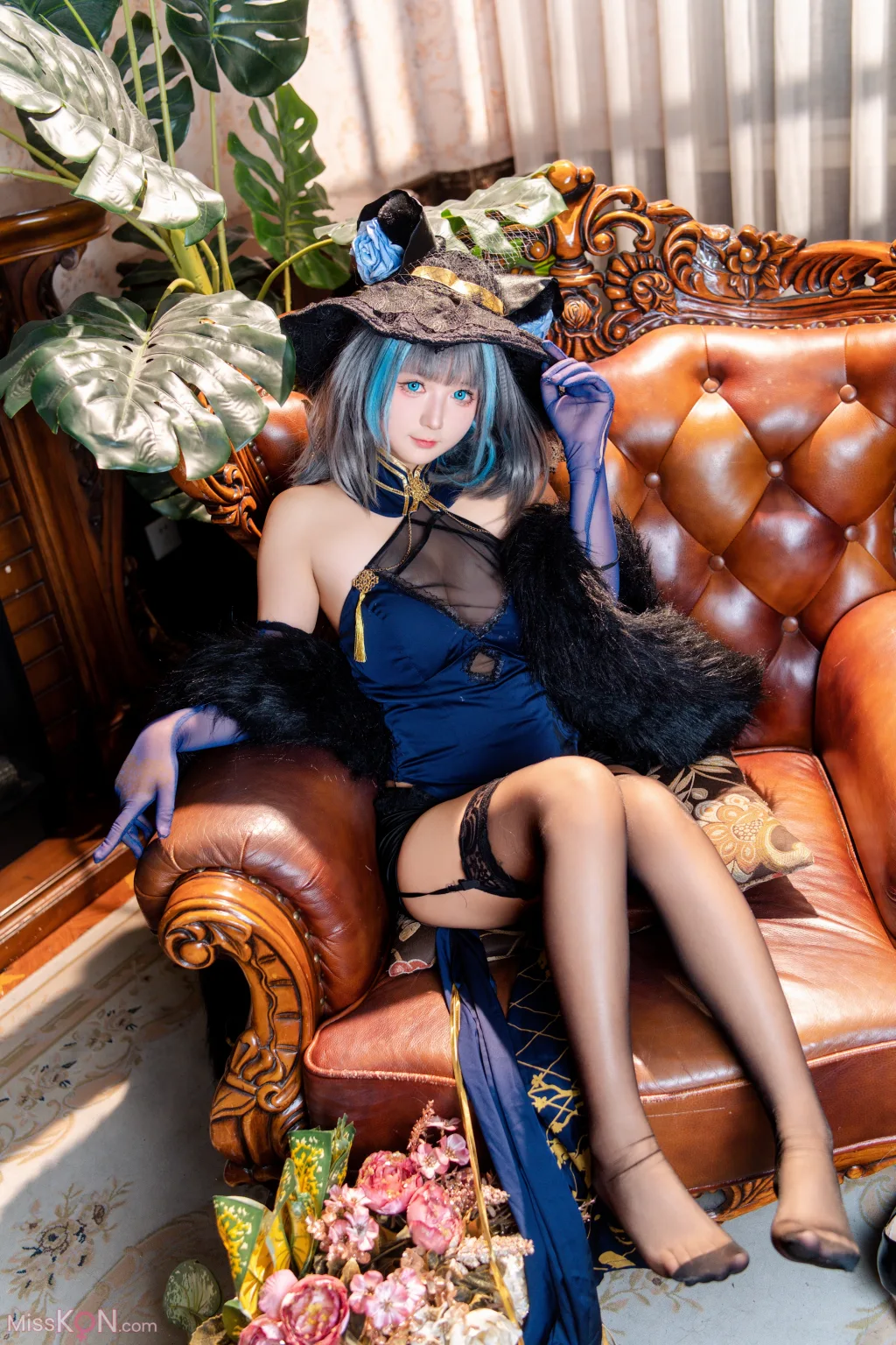 Coser@喜欢爱理吗_ 柴郡旗袍