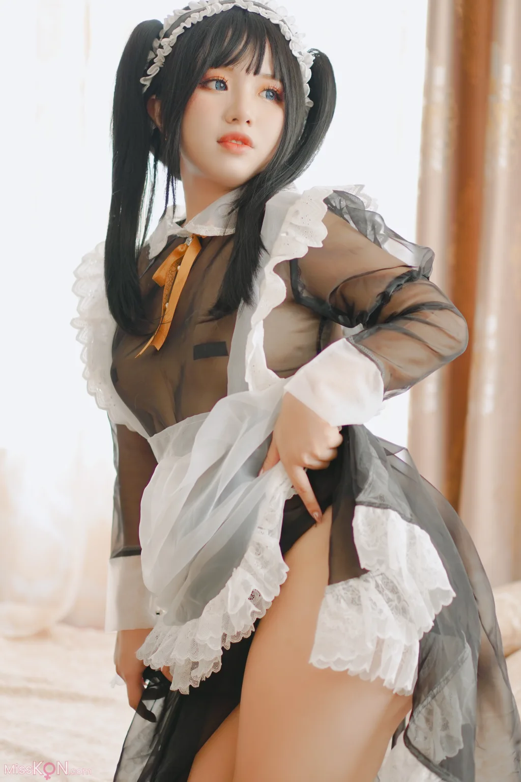 Coser@Chono Black_ Transparent Maid