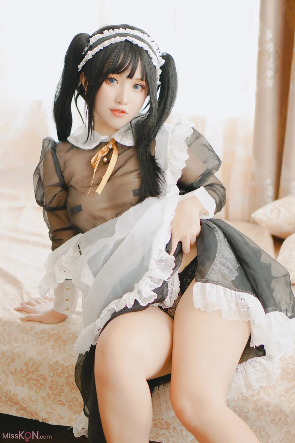 Coser@Chono Black_ Transparent Maid