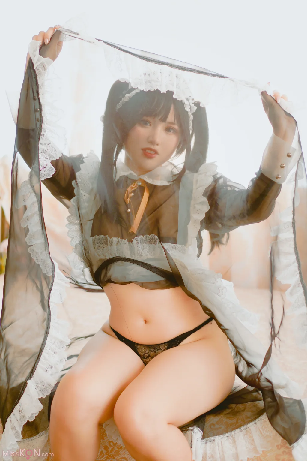 Coser@Chono Black_ Transparent Maid