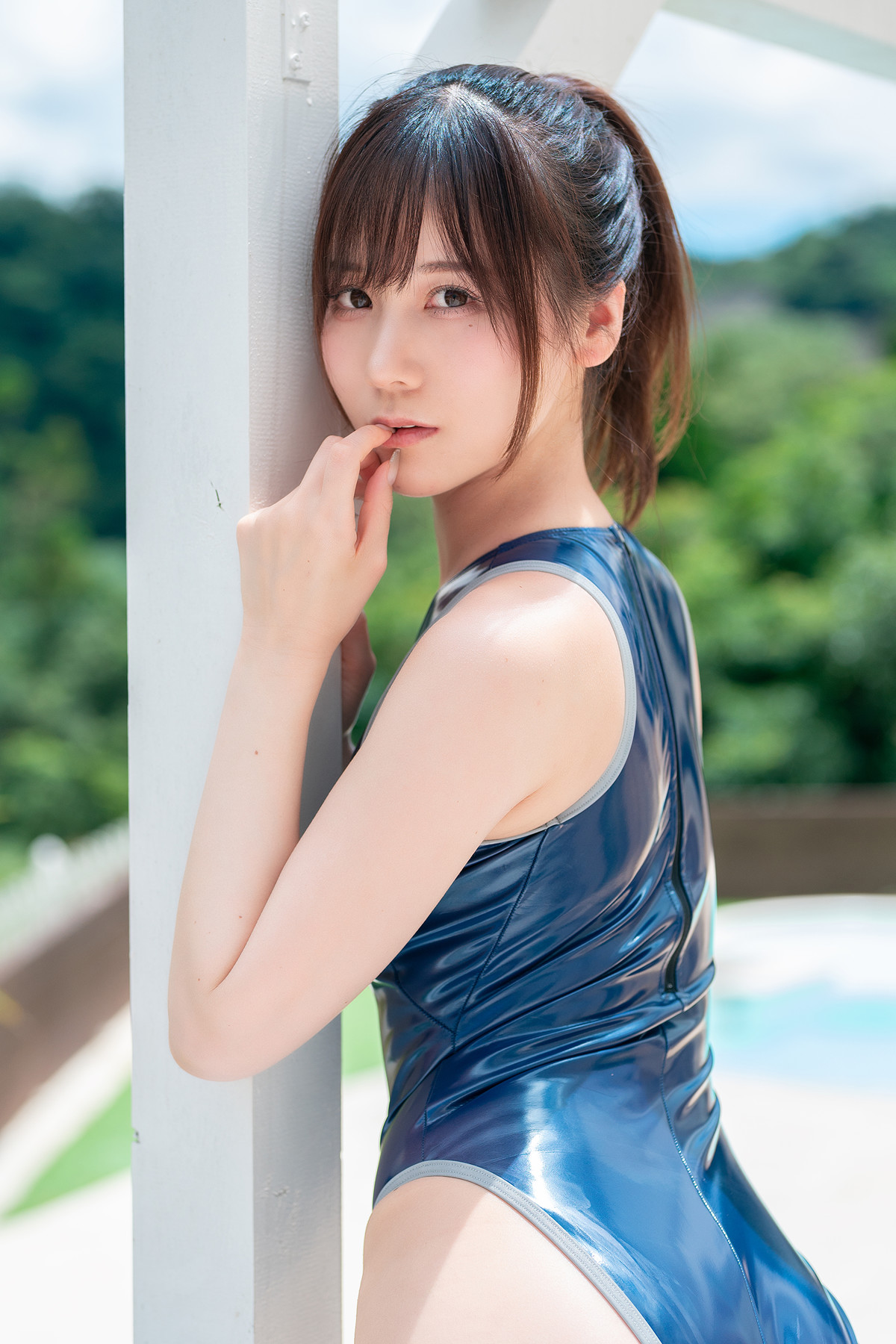 Kenken けんけんぱ, デジタル写真集 夕阳西下 竞泳泳装 Set.02