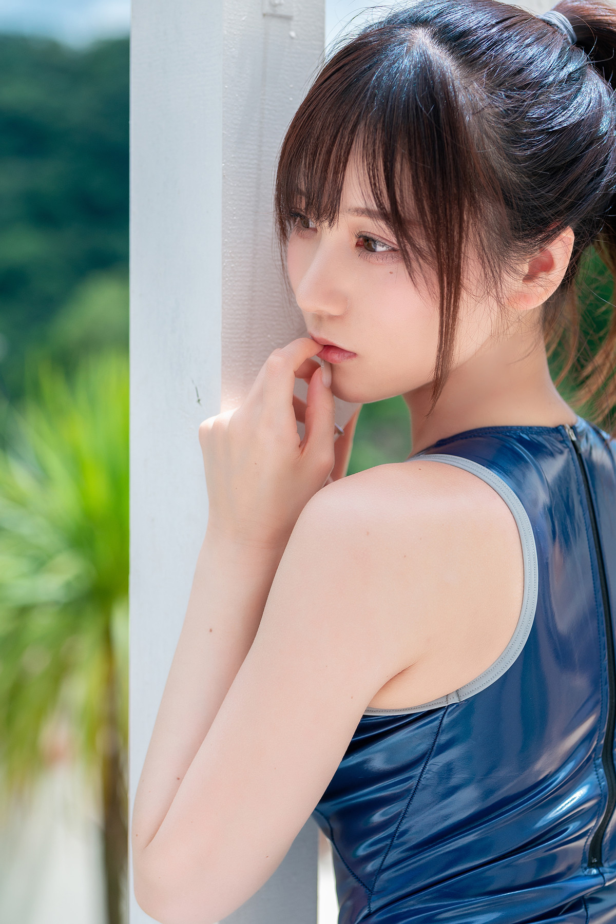 Kenken けんけんぱ, デジタル写真集 夕阳西下 竞泳泳装 Set.02