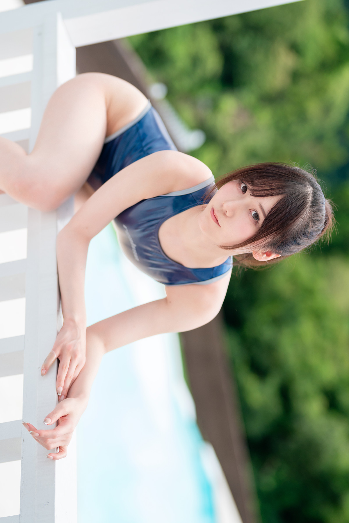 Kenken けんけんぱ, デジタル写真集 夕阳西下 竞泳泳装 Set.02