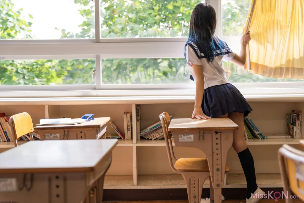 Coser@Kurumi (クルミ)_ 放課後制服デート ~僕の彼女は童顔ロリ~ 14 Coser@Kurumi (クルミ)_ 放課後制服デート ~僕の彼女は童顔ロリ~