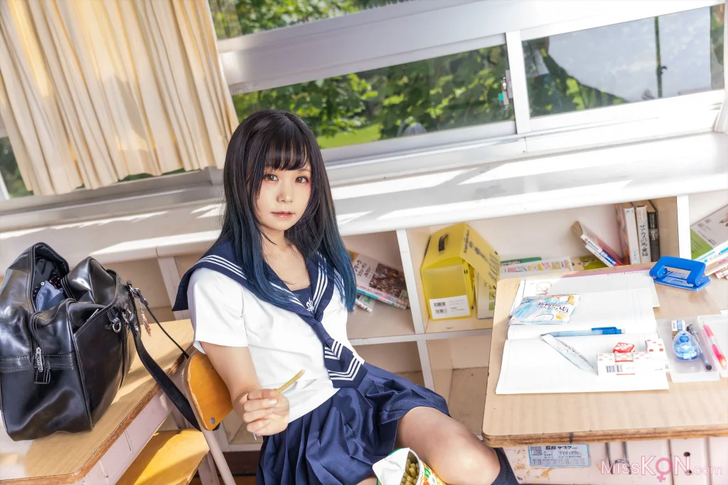 Coser@Kurumi (クルミ)_ 放課後制服デート ~僕の彼女は童顔ロリ~ 17 Coser@Kurumi (クルミ)_ 放課後制服デート ~僕の彼女は童顔ロリ~