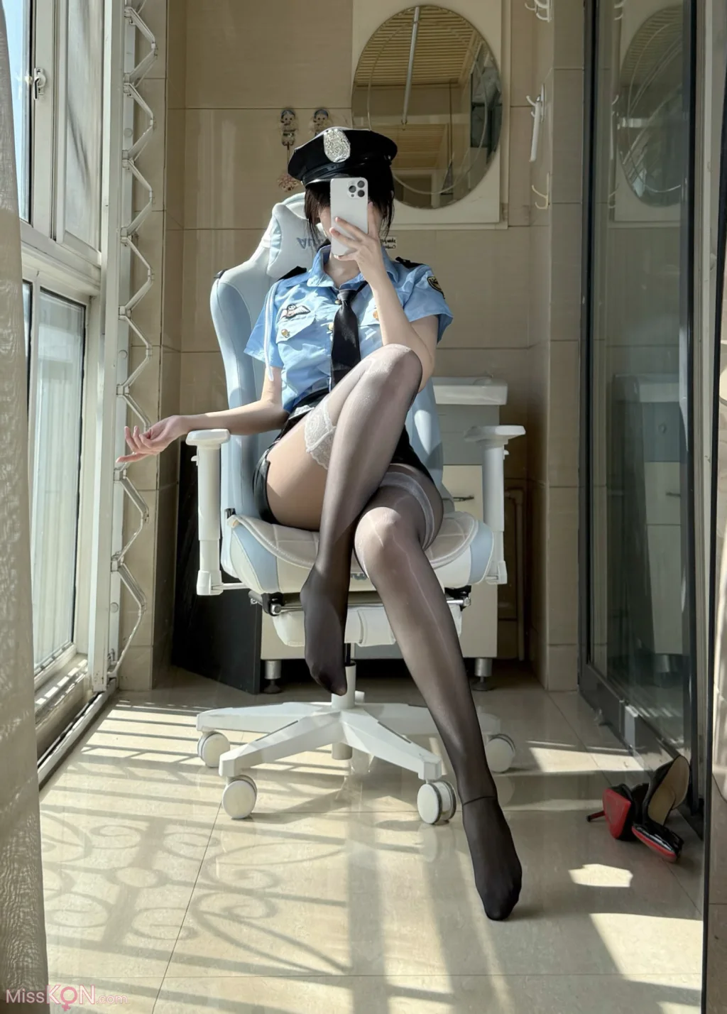 Coser@不可爱羚_ 高价定制 女警制服