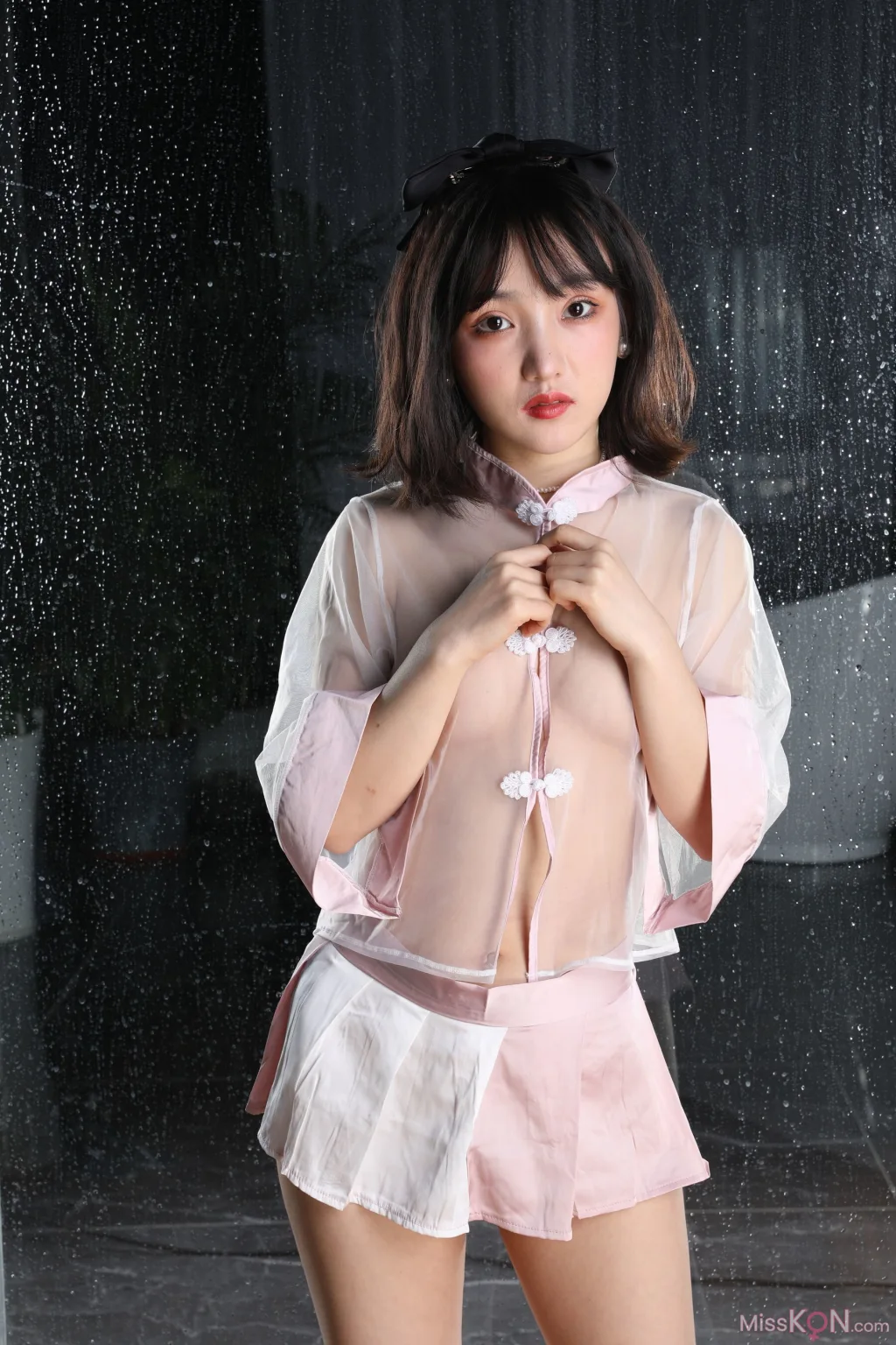 [Private Photoshoot] 小不点_ 行色模特模 全尺度私拍 情趣复古透视装