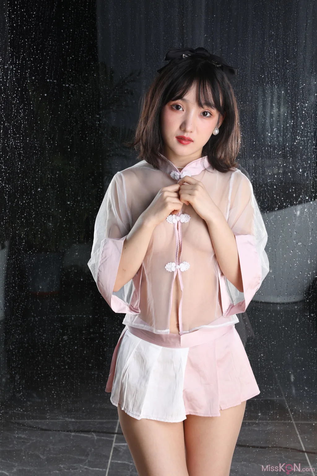 [Private Photoshoot] 小不点_ 行色模特模 全尺度私拍 情趣复古透视装