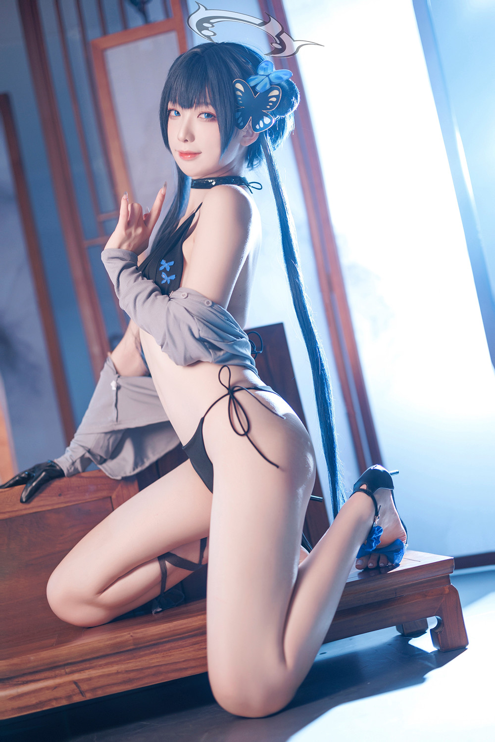 Cosplay 封疆疆v – 碧蓝档案 妃咲 泳装