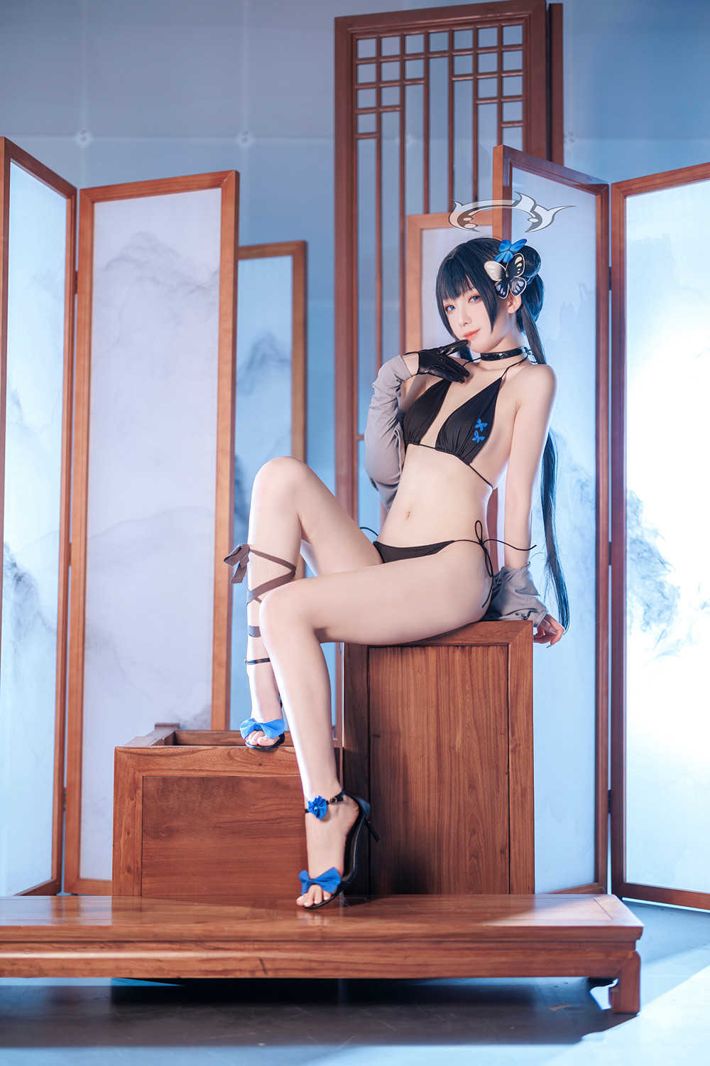Cosplay 封疆疆v – 碧蓝档案 妃咲 泳装