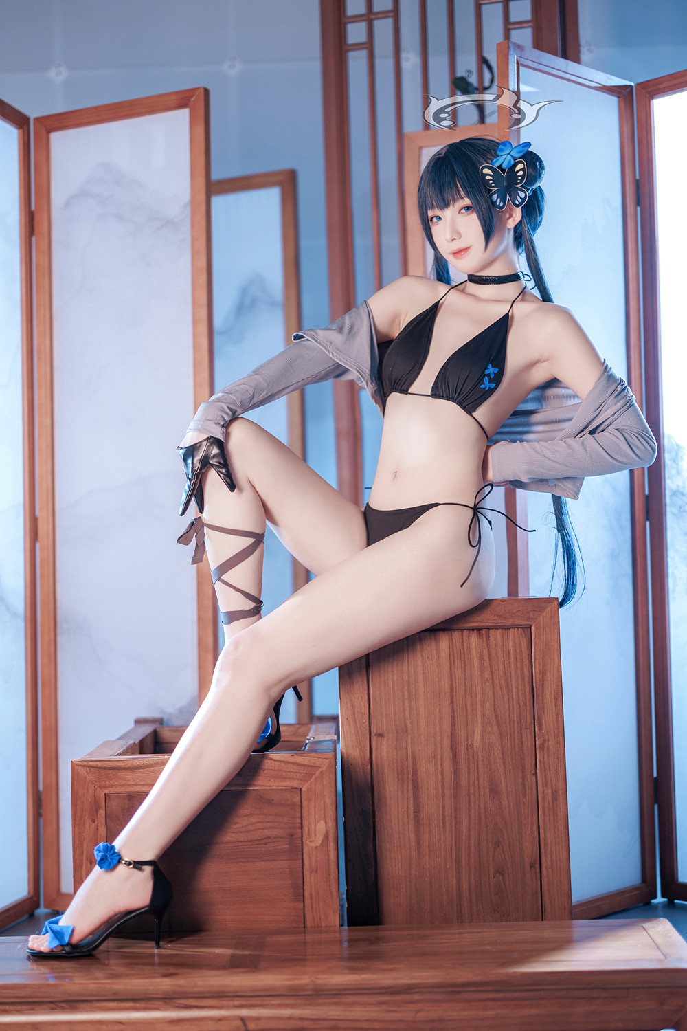 Cosplay 封疆疆v – 碧蓝档案 妃咲 泳装