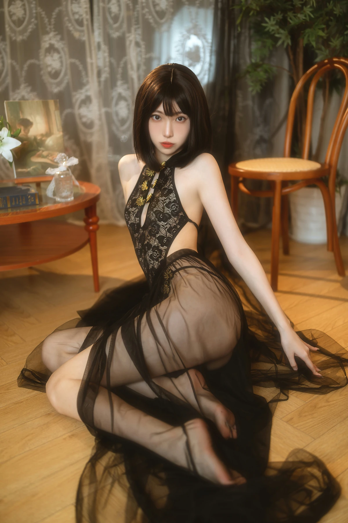 Cosplay 许岚LAN – 纯欲黑纱 28 Cosplay 许岚LAN – 纯欲黑纱