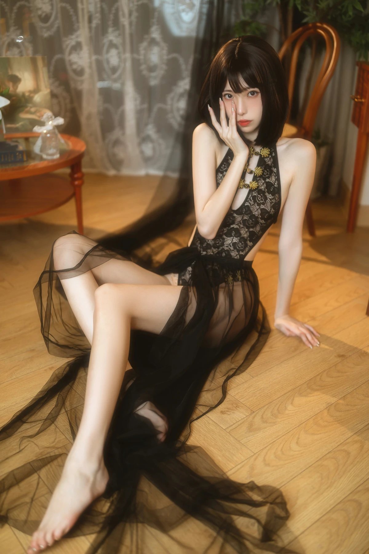 Cosplay 许岚LAN – 纯欲黑纱 29 Cosplay 许岚LAN – 纯欲黑纱